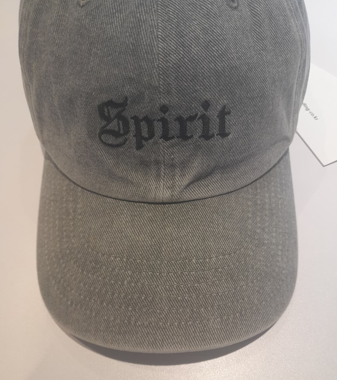 💥(새상품) 아웃스탠딩 워싱 볼캡 (카키)
 상품이미지3