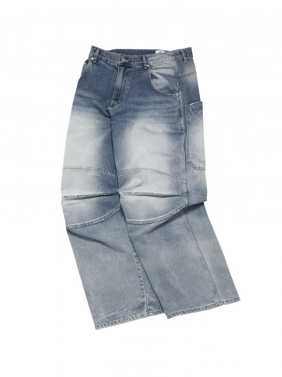 MJD 3d knee denim pants blue 상품이미지1