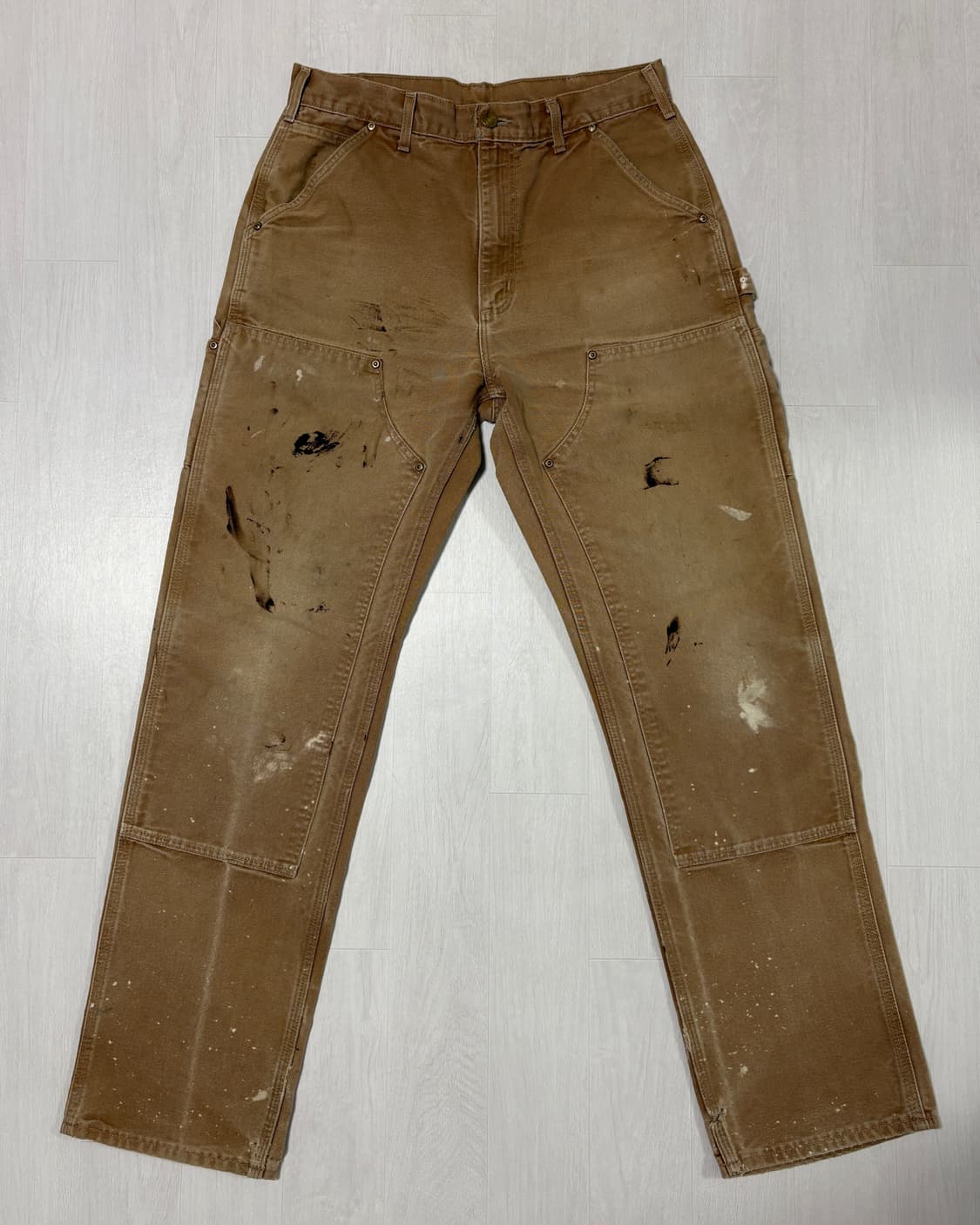 빈티지 USA 칼하트 더블니팬츠 브라운 (32) 상품이미지1