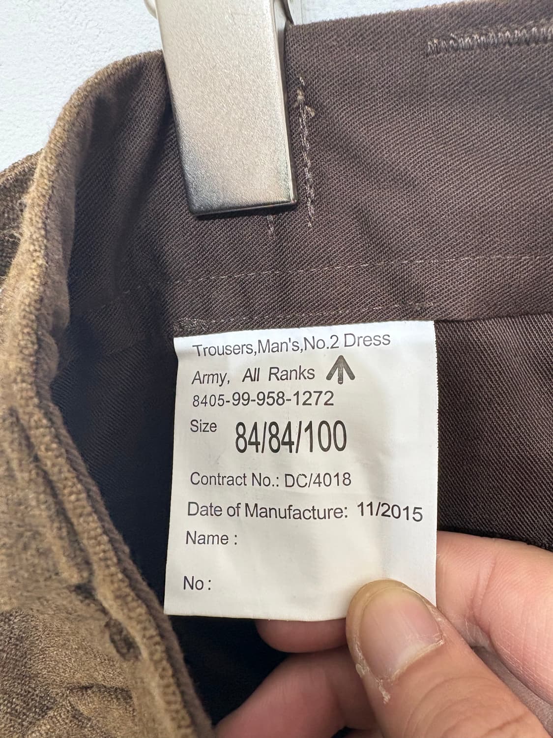 British Army No.2 Dress All Rank Pant.  상품이미지3