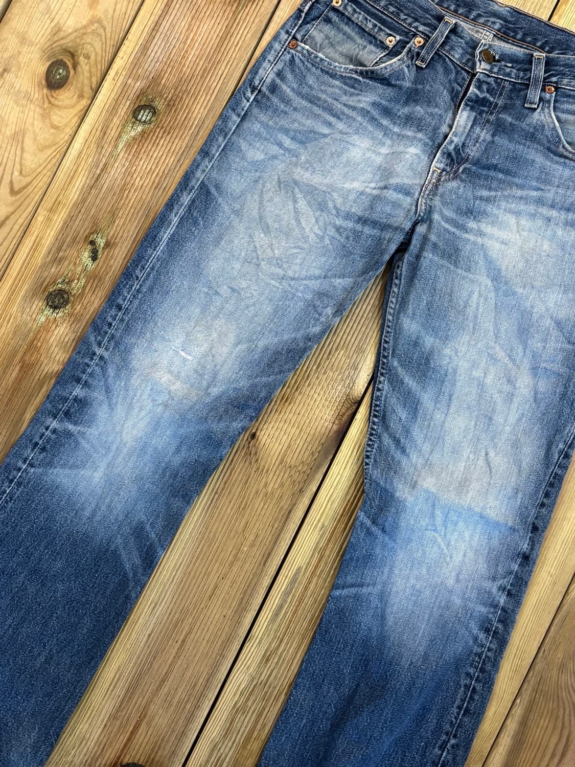 Levi’s 507 부츠컷 데님 팬츠 | 페이디드 워싱 상품이미지7