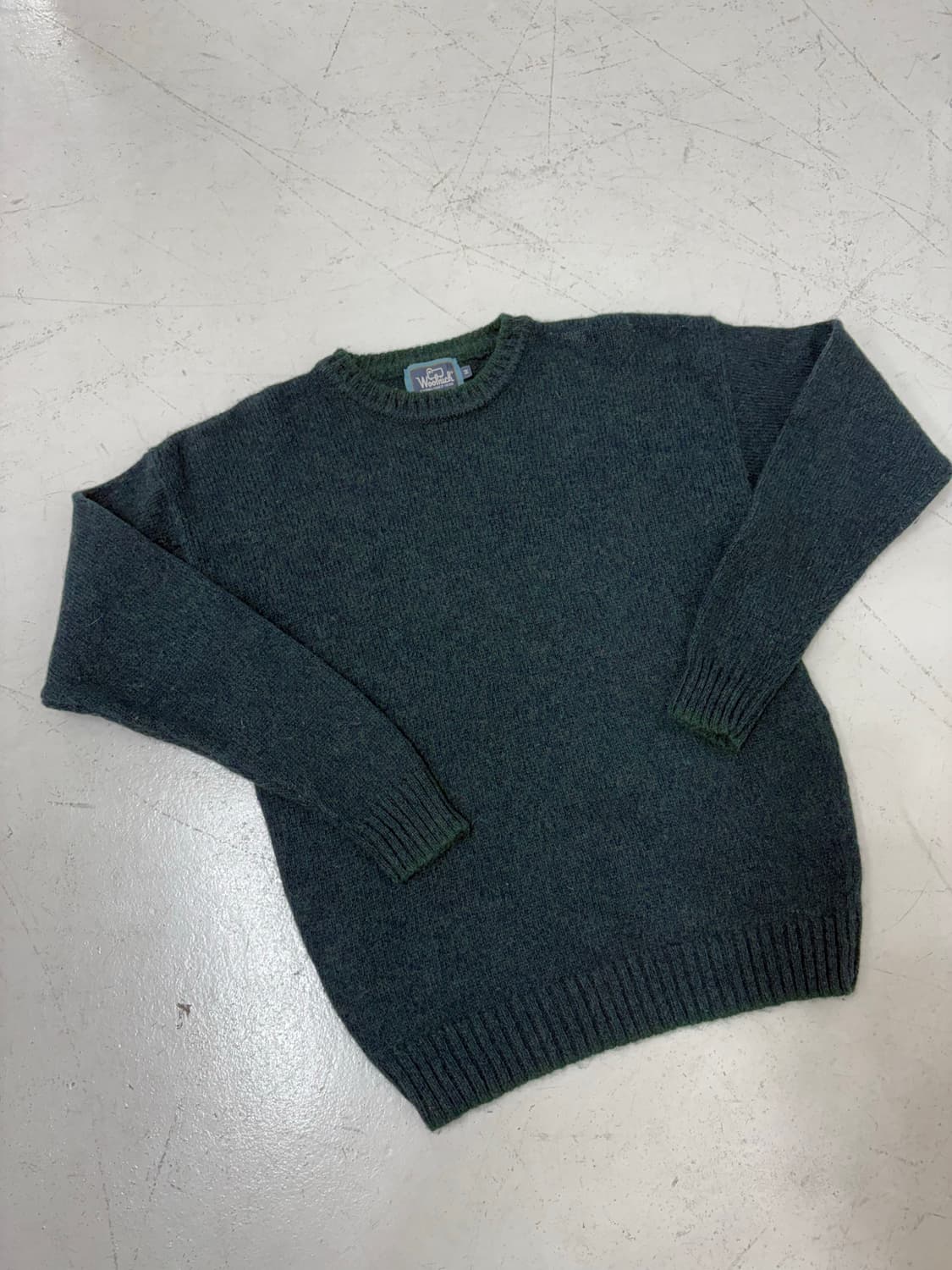 90‘s Wool rich Green wool sweater.  상품이미지2