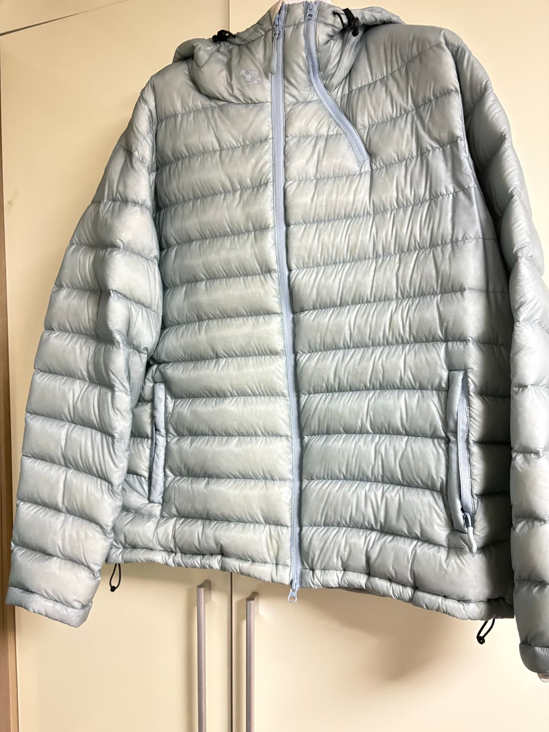 산산기어 23FW 경량패딩 스카이블루 상품이미지1