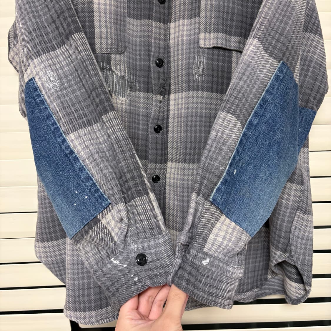 바우와우 Bowwow 디럭스 리페어 플란넬 디스 셔츠 M 상품이미지7