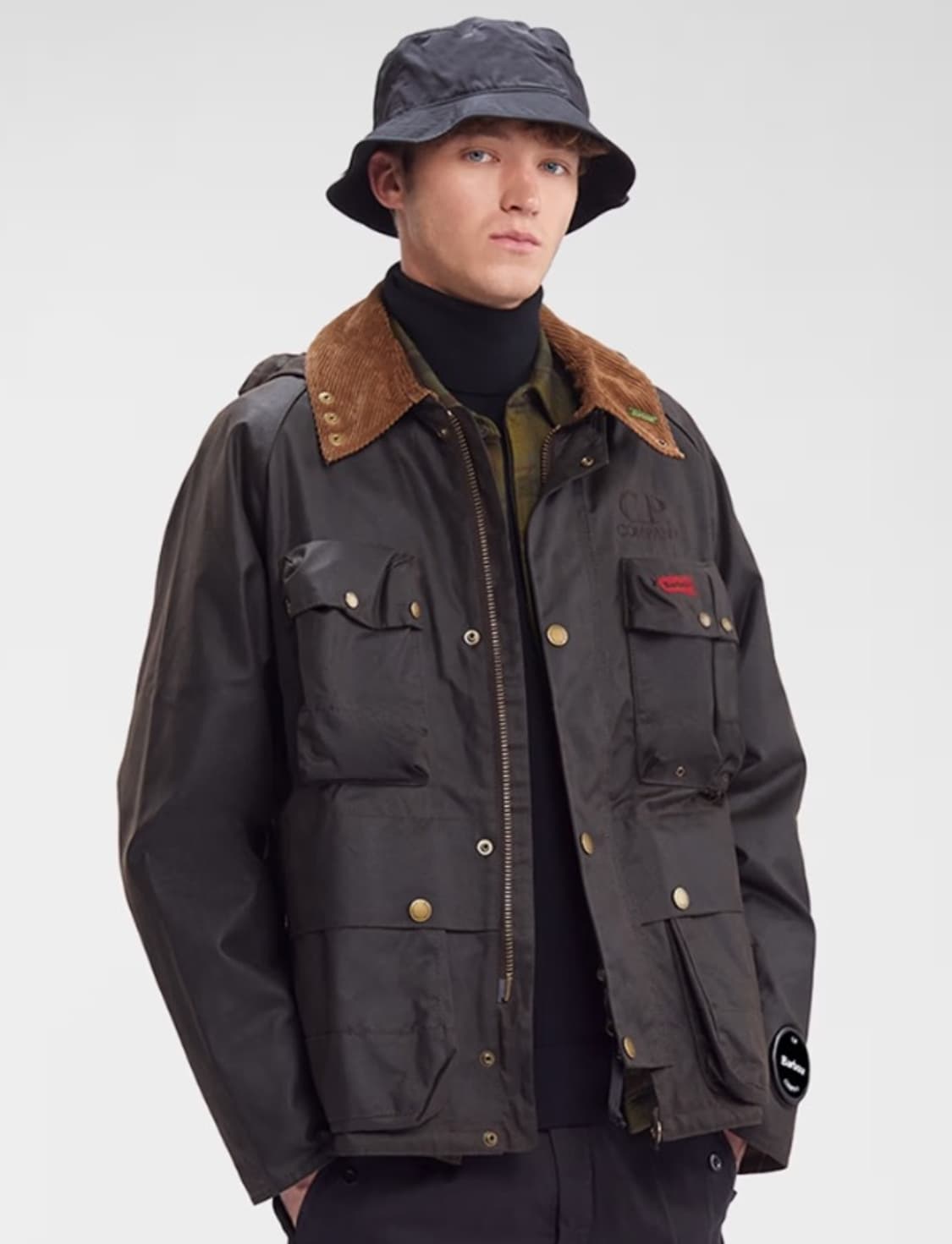 바버 X CP컴퍼니 Creel 왁스자켓 상품이미지1