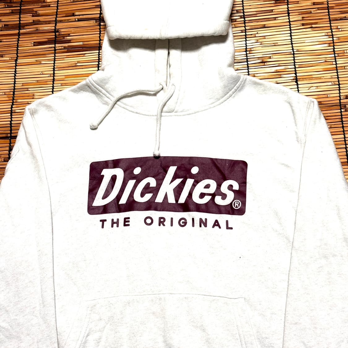 디키즈 화이트 스펠아웃 로고 후드티 L 상품이미지4