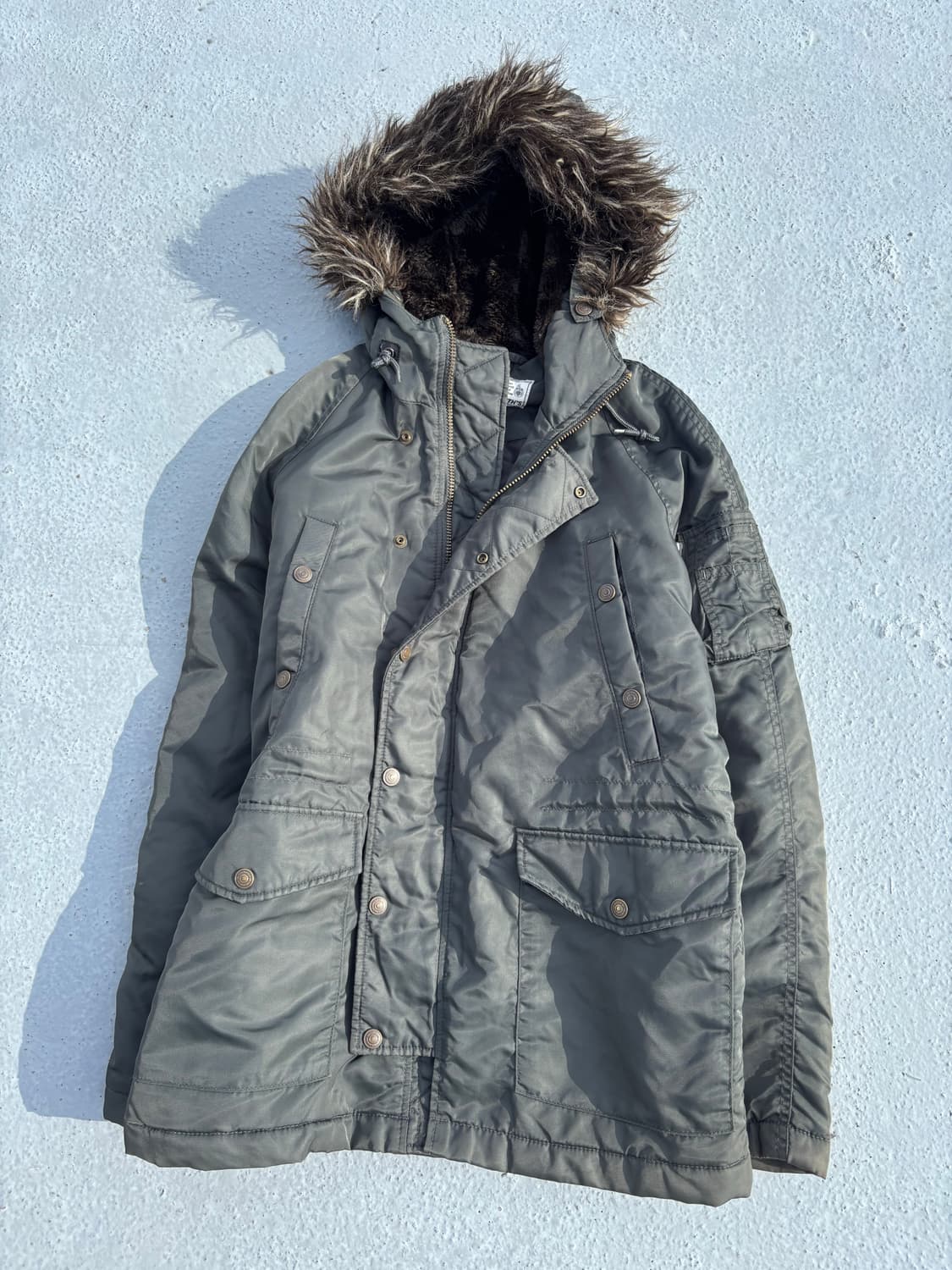 “Authentic” Y2K Moor Fur Padded Parka 상품이미지4