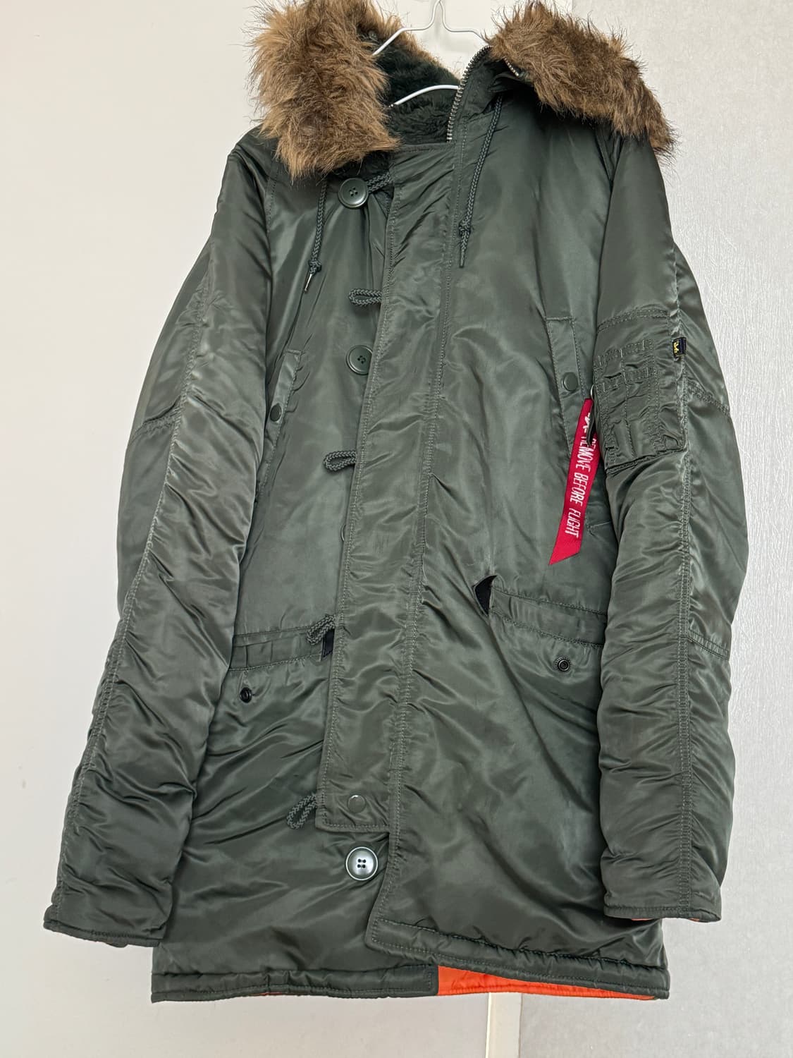 알파인더스트리 n-3b 슬림핏 S 세이지 상품이미지1