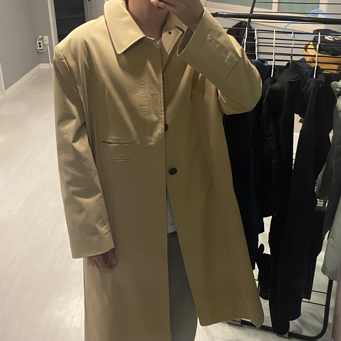 STU 후드 맥 코트 베이지 M 상품이미지4