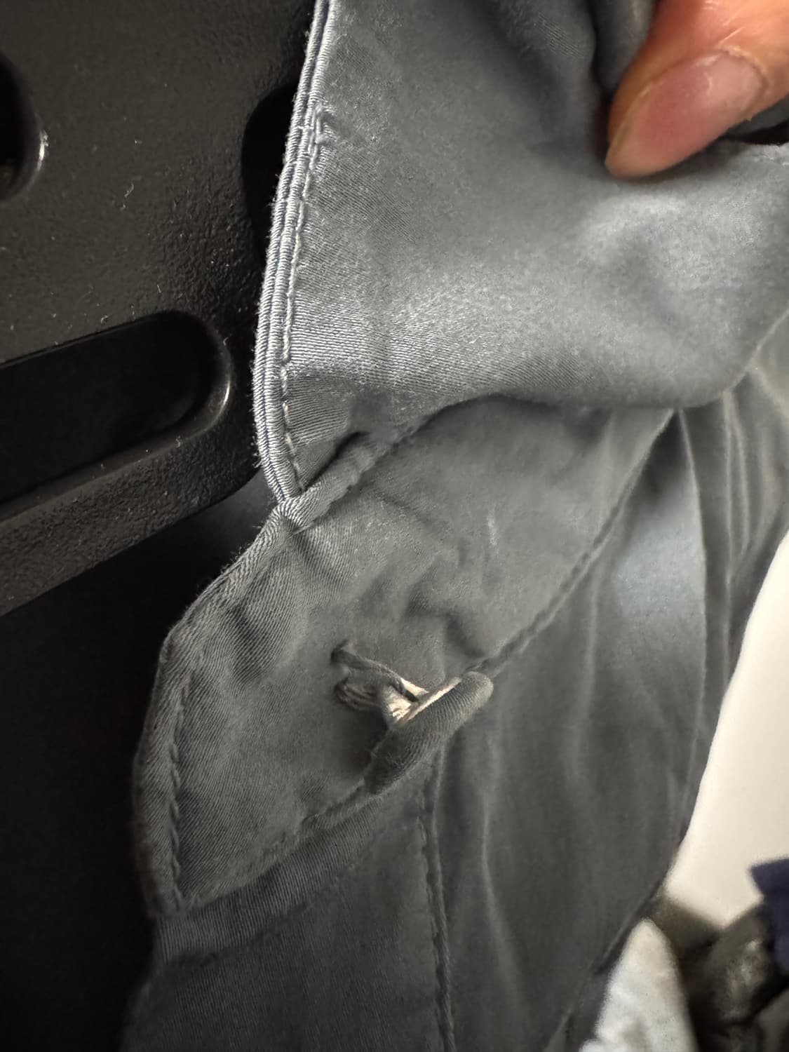 SJ WANI 손정완 포켓 블라우스 셔츠 빈티지 그레이 상품이미지5