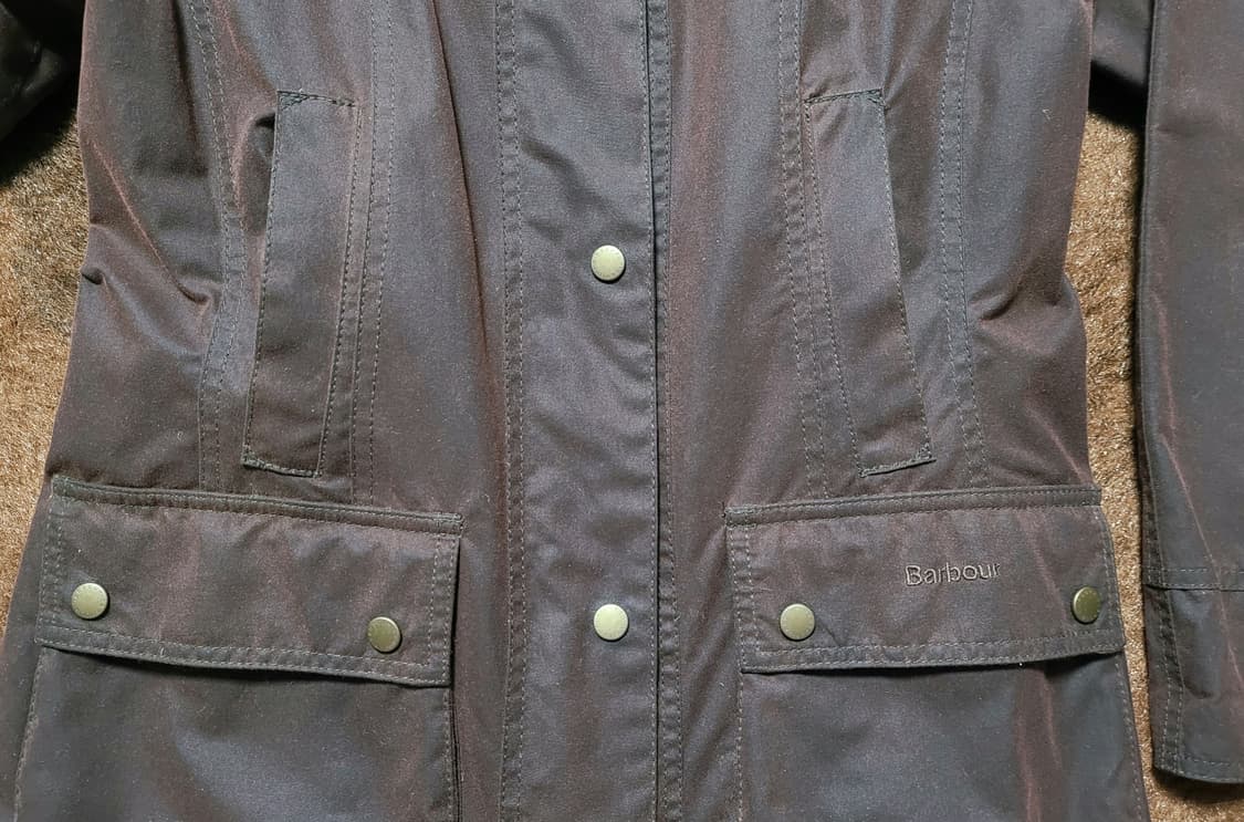 바버(Barbour) 여성 왁싱 자켓(M) 상품이미지4