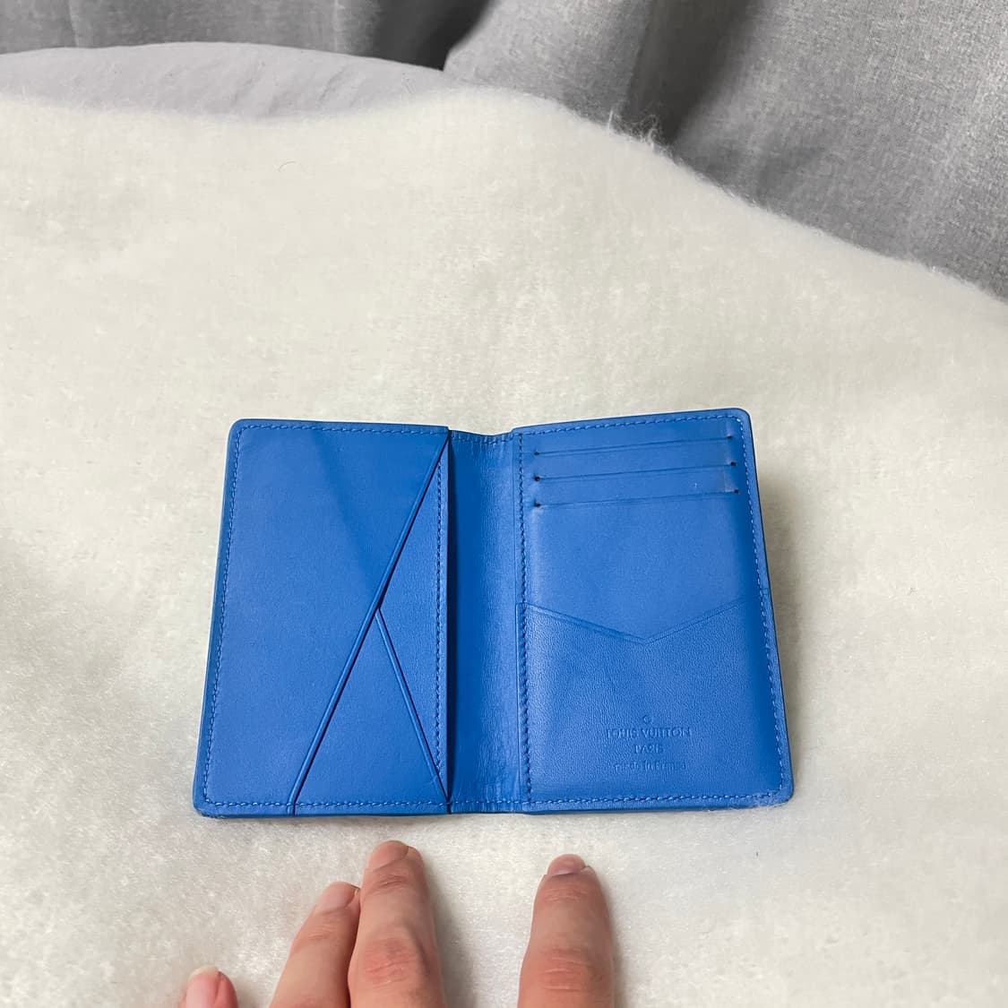 (당일 출고) 루이비통 포켓 오거나이저 카드지갑(블루) 상품이미지7
