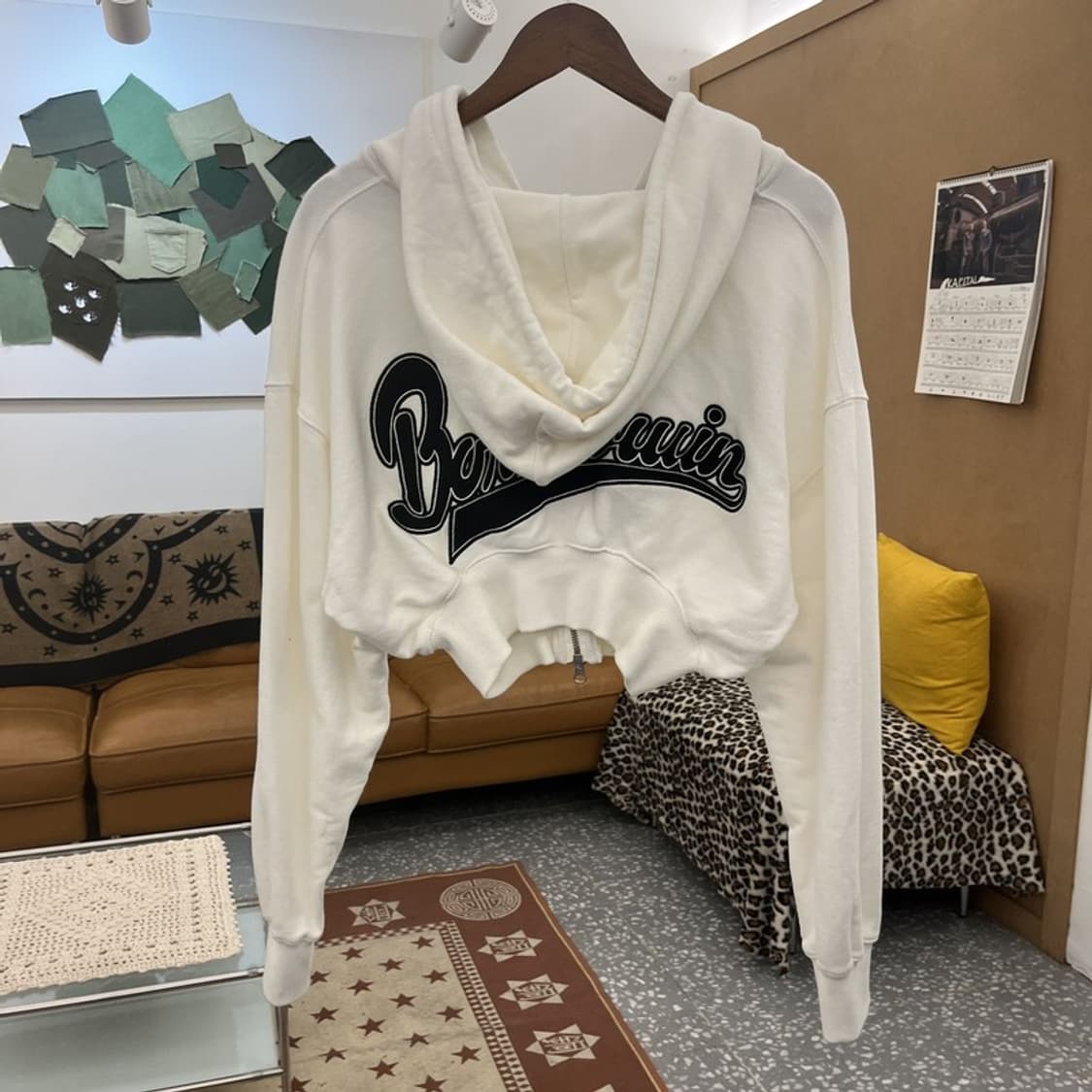 본투윈 올드스쿨 키치 빈티지 백로고 후드집업 F C09974 상품이미지4