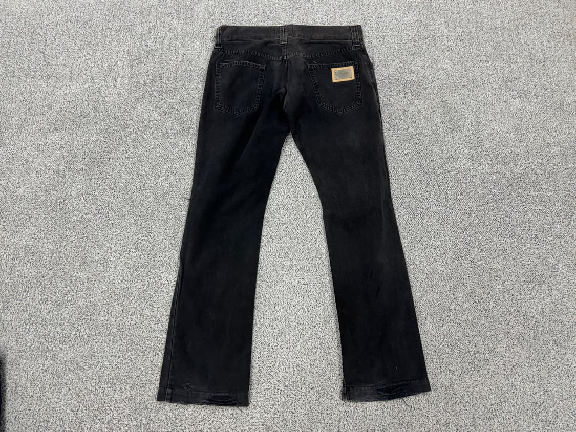 돌체엔가바나 00s 데미지 흑청데님 상품이미지2