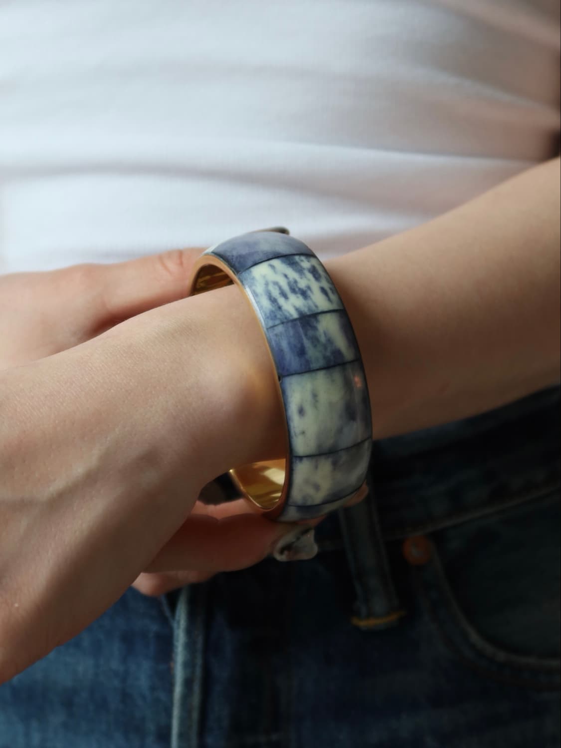 blue marble bangle 상품이미지3