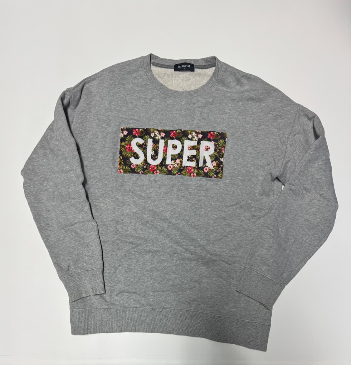 이스트쿤스트 슈퍼 플라워 프린팅 스윗 맨투맨 L 상품이미지1