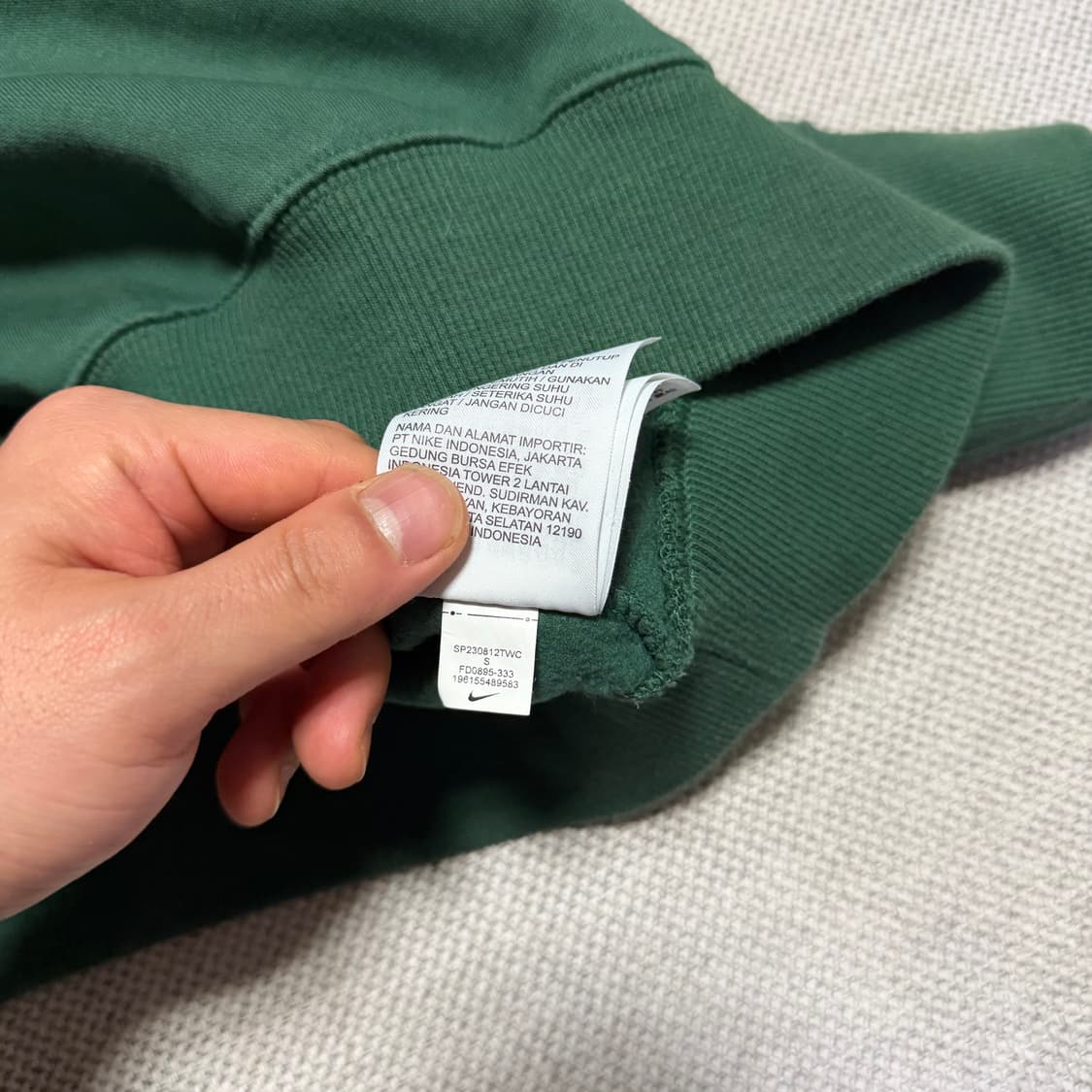 나이키 크롭 카라 맨투맨 상품이미지4