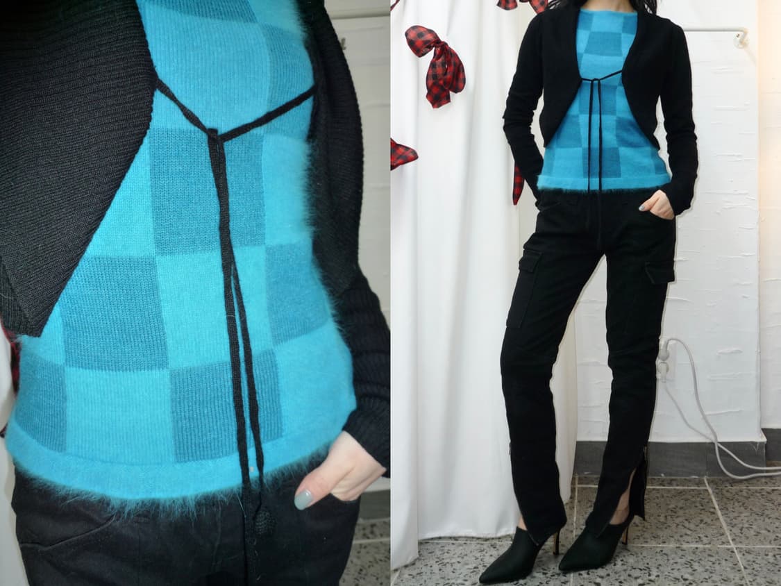 ribbon bolero crop cardigan 상품이미지1