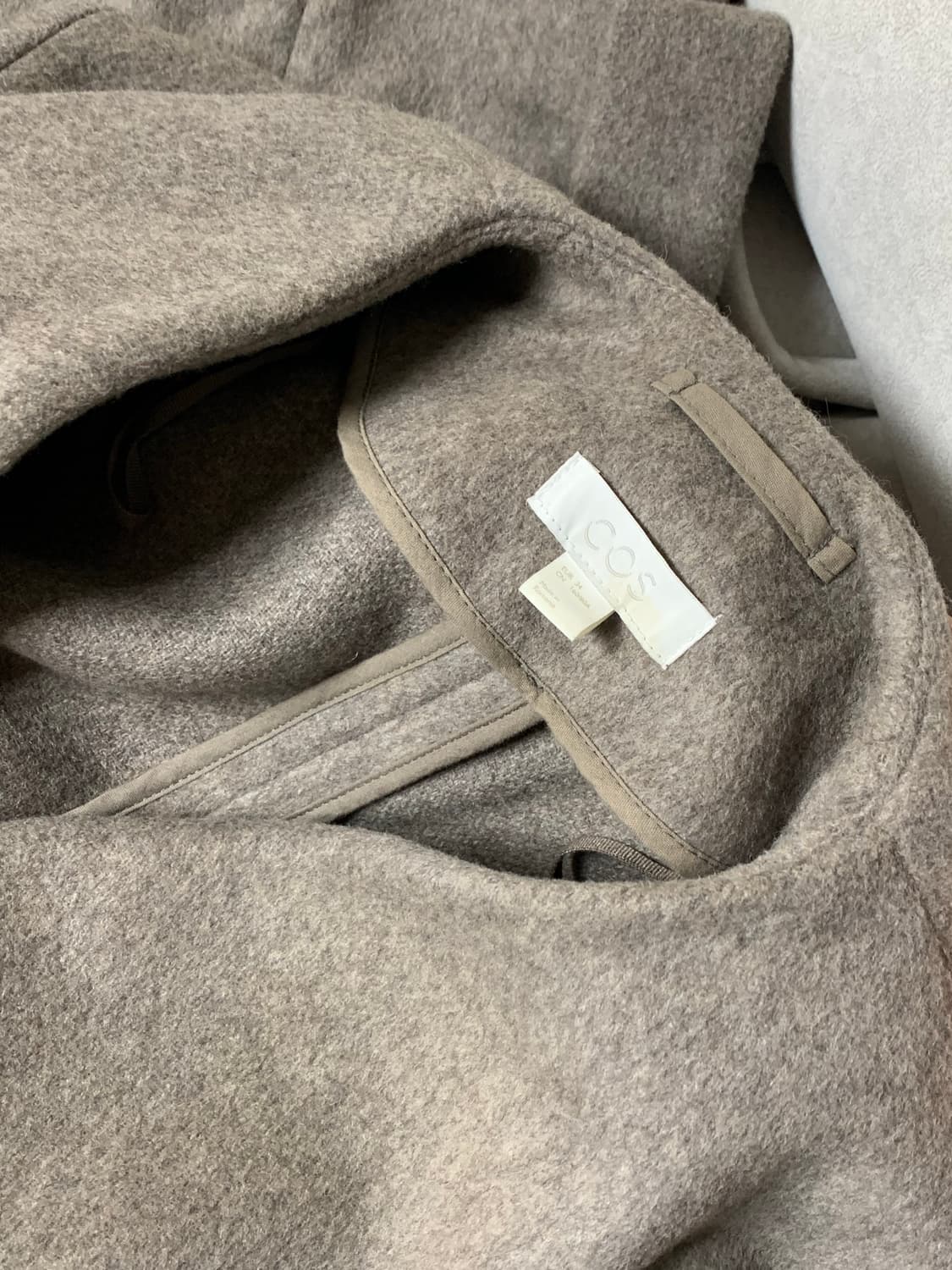 cos 코스 벨티드 울자켓 34사이즈 상품이미지4