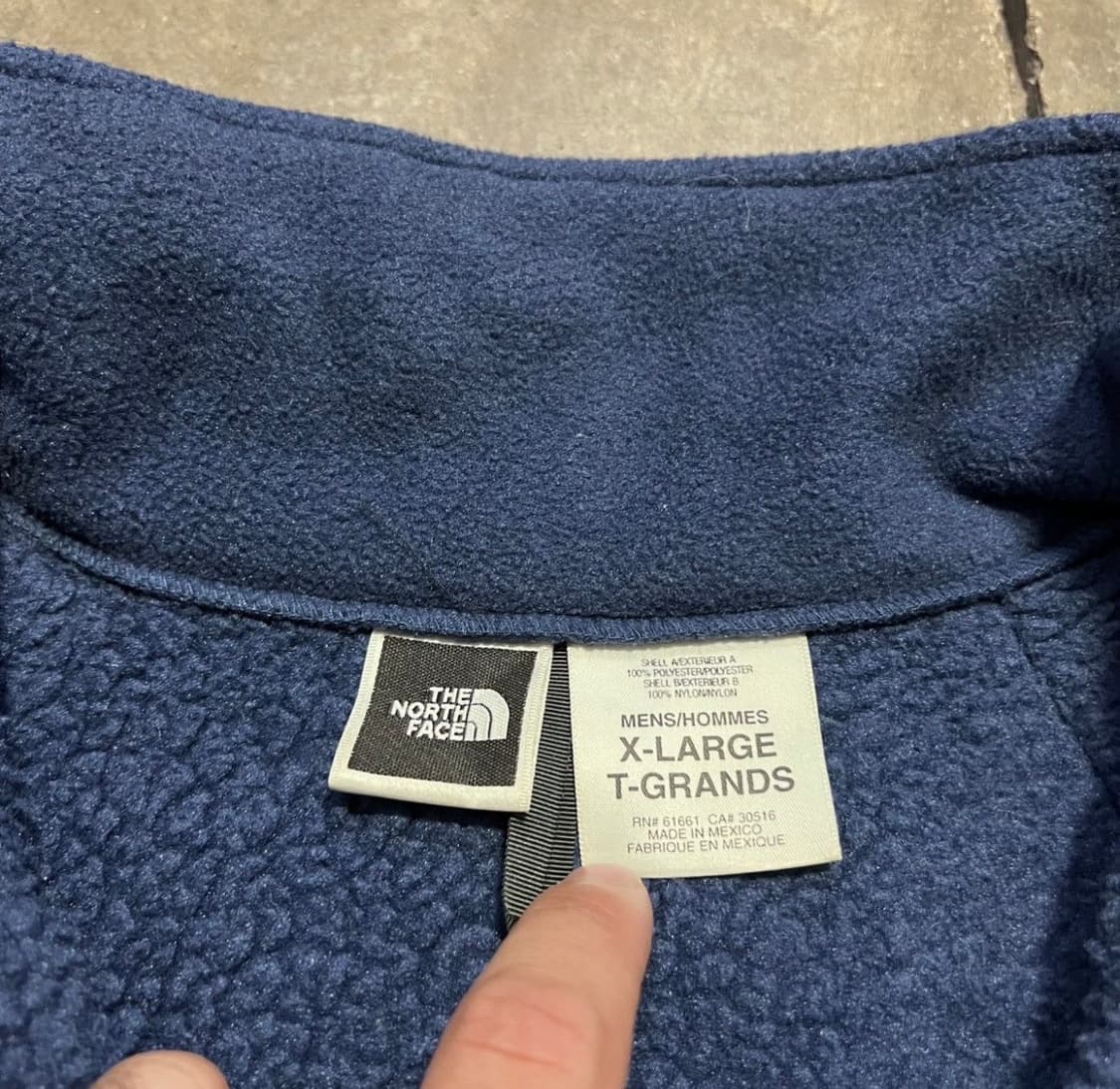 (XL) 90s 더 노스페이스 데날리 써멀 폴라텍 집업 플리스 자켓 상품이미지7