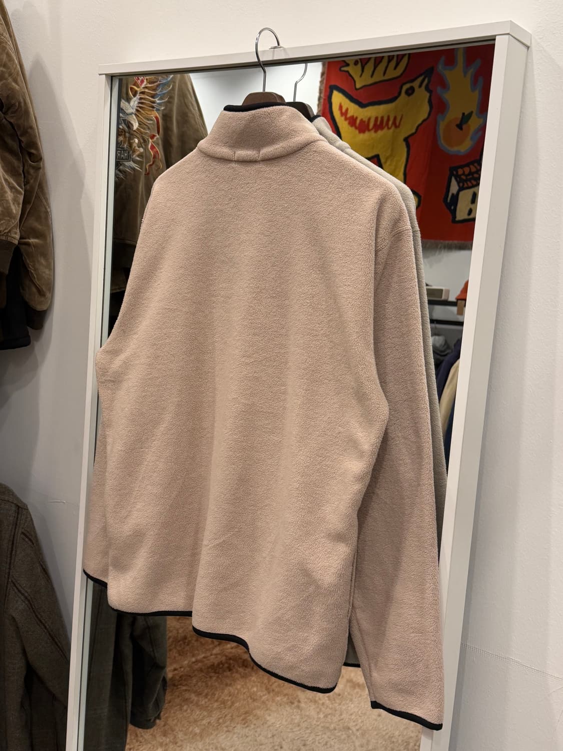 90s Uniqlo 올드 유니클로 플리스 신칠라 하프 집업 상품이미지6