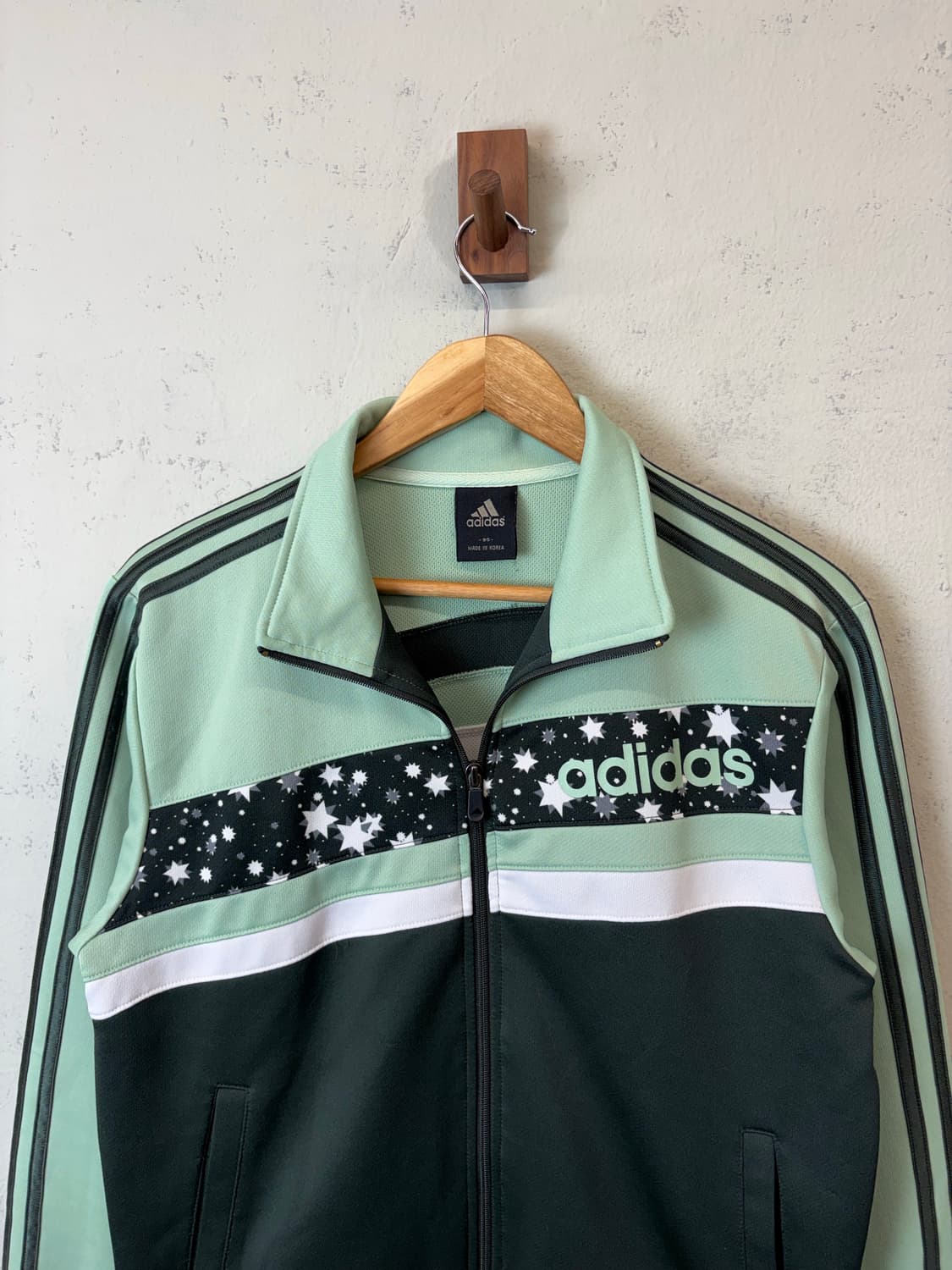 아디다스 빈티지 그린 페어리 스타 트랙탑 져지 상품이미지2
