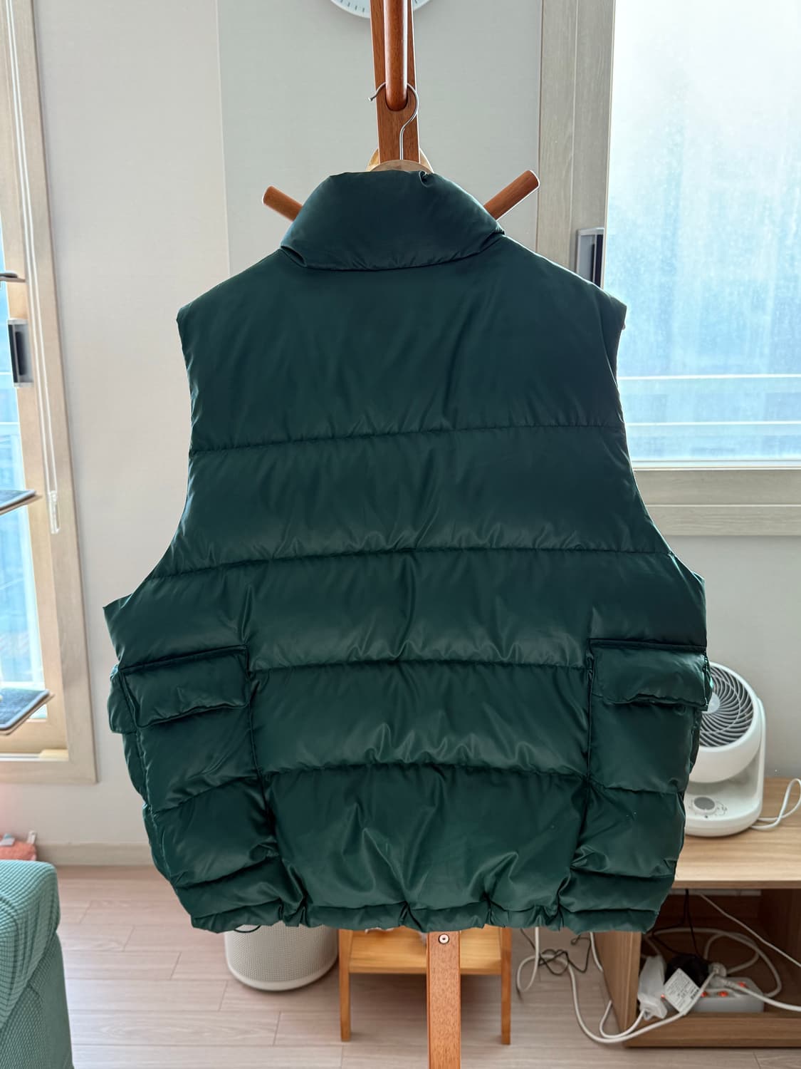 다이와피어39 다운 베스트 패딩 L 그린 상품이미지3