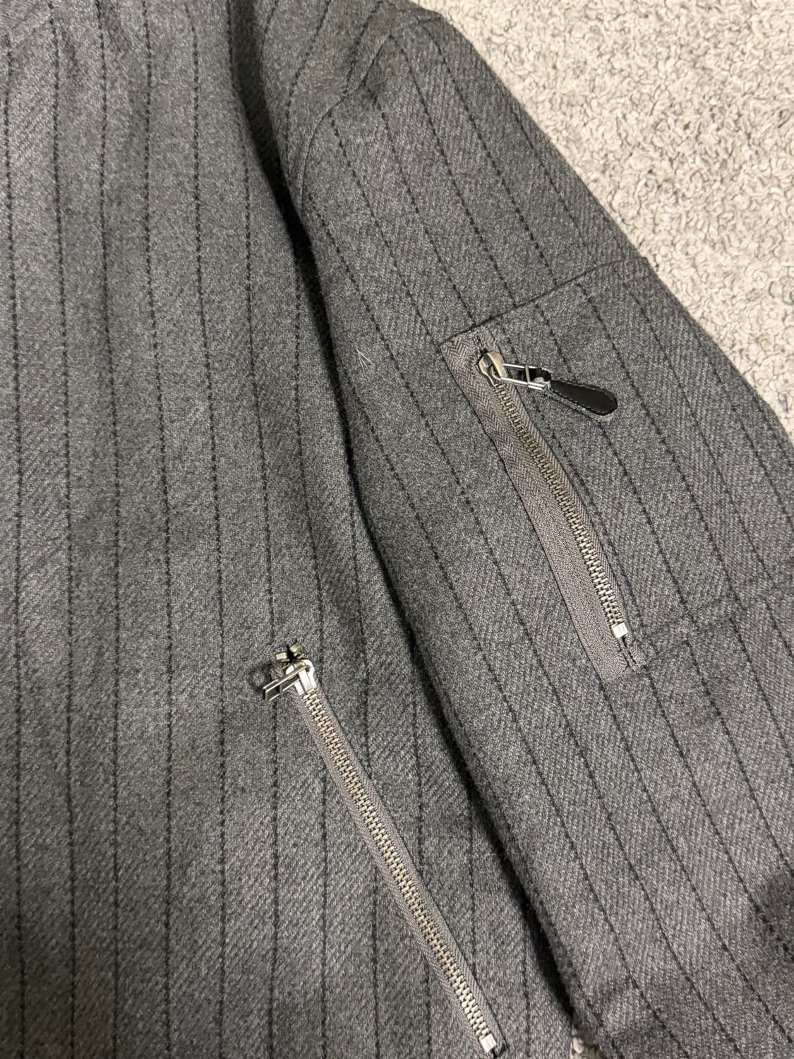 GU 스트라이프 봄버 자켓 상품이미지5