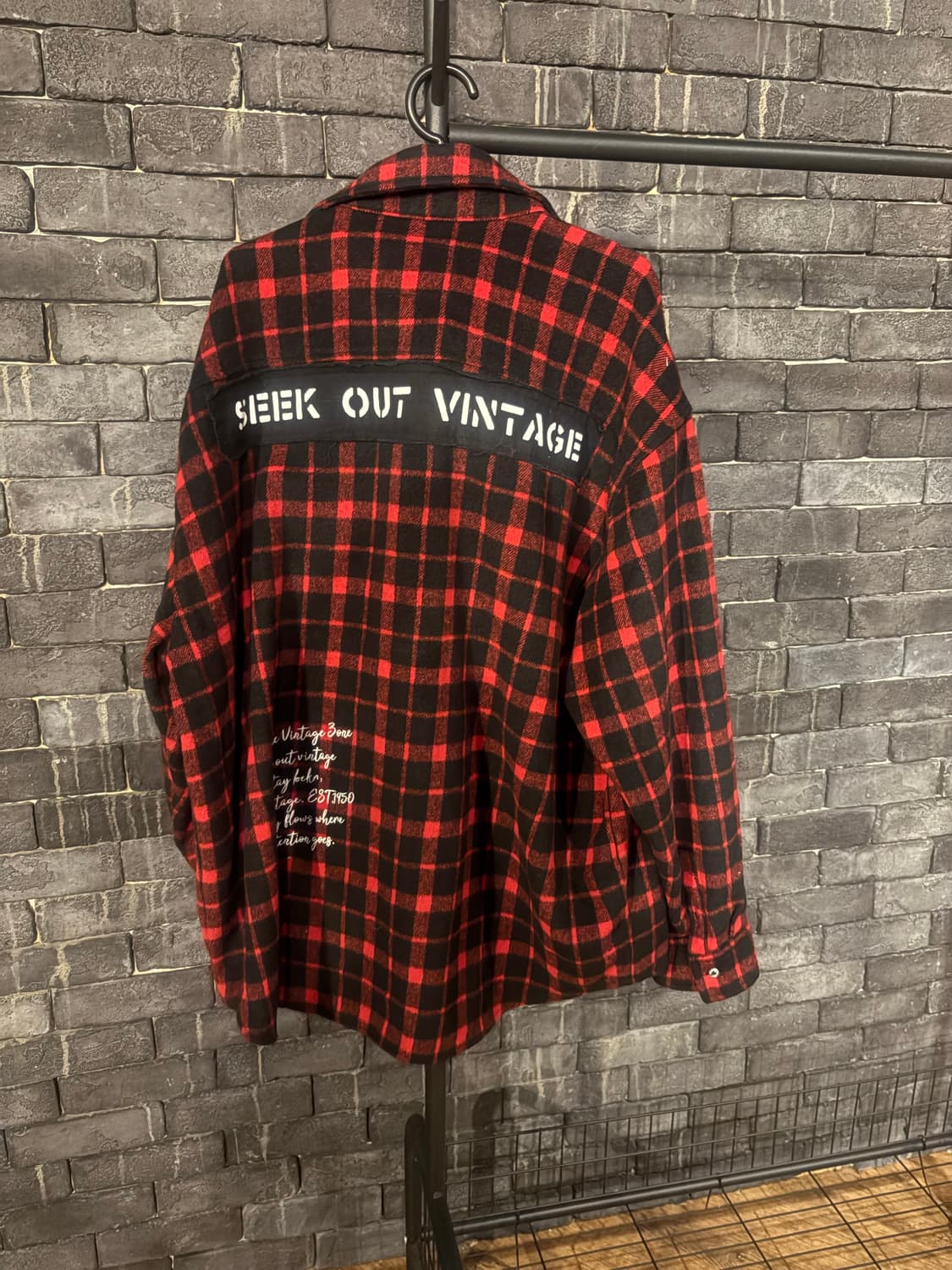 [새상품/XL] 버커루 오버핏 체크남방 상품이미지5