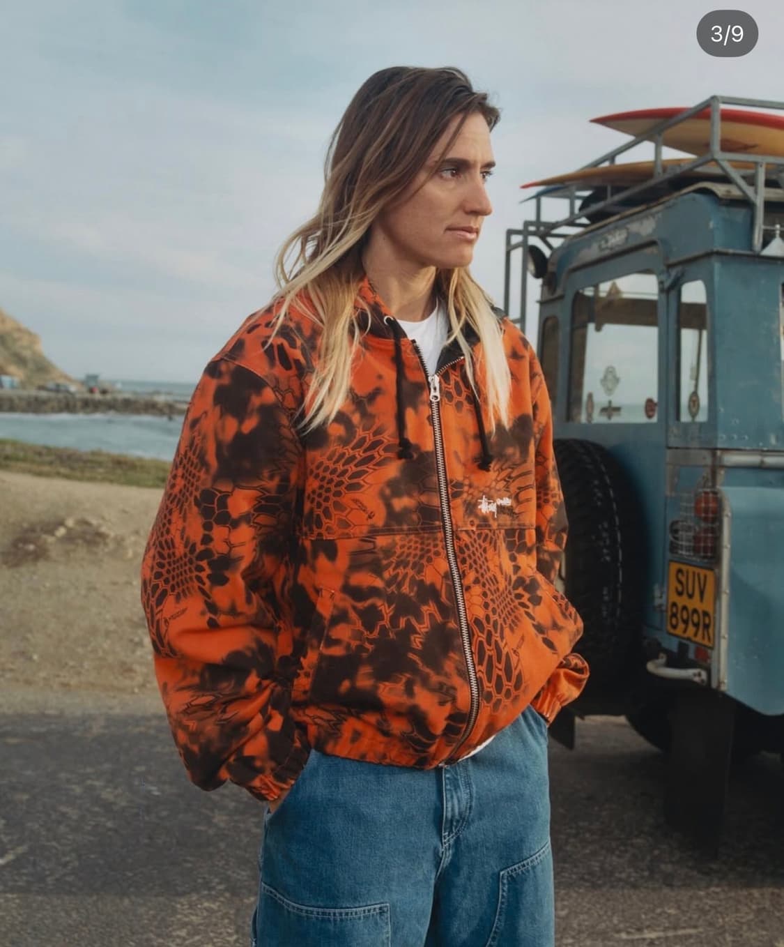 스투시 워크 자켓 크립텍 카모  새상품XL 상품이미지2