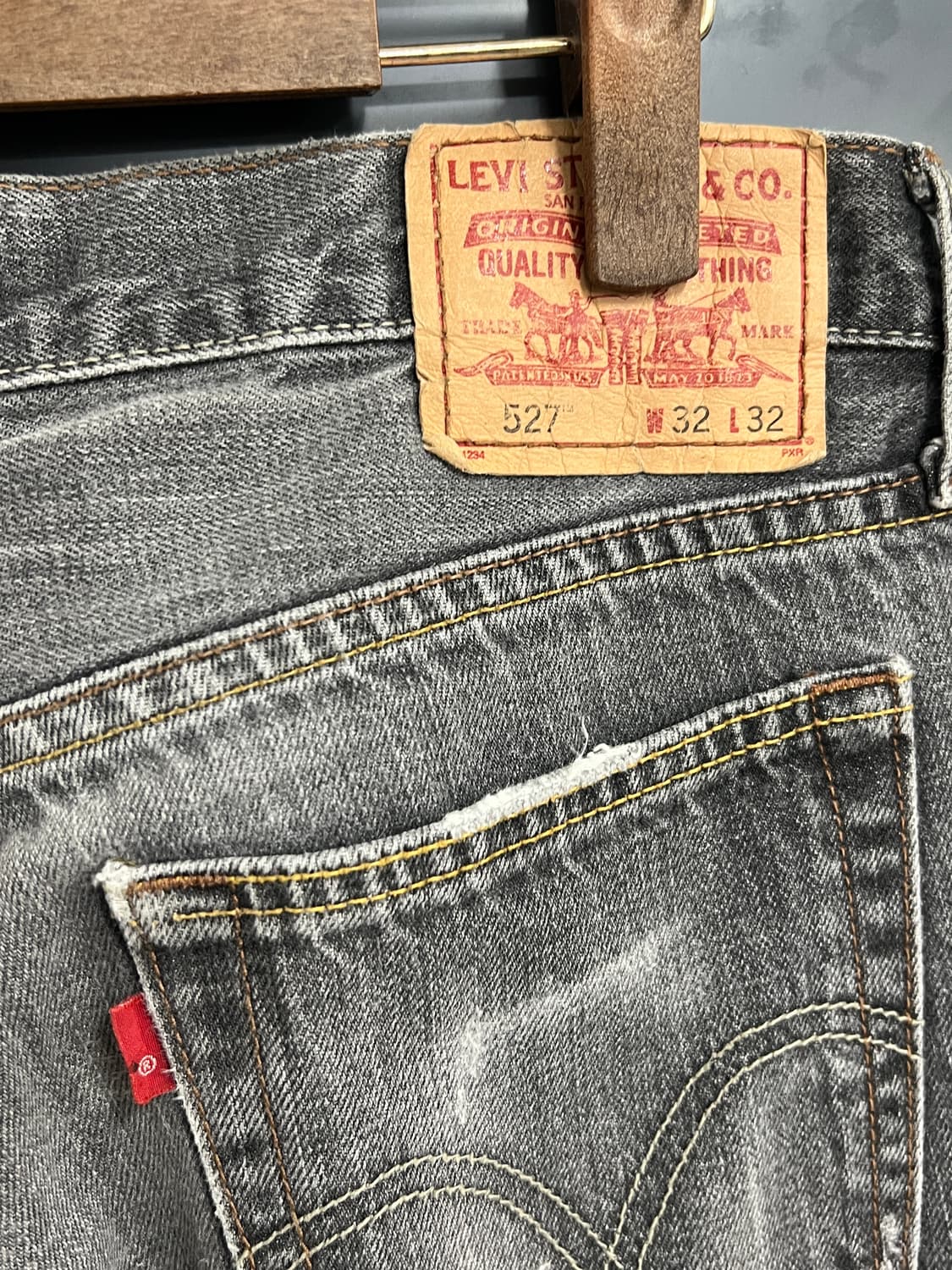 00s Levis 리바이스 527 로우 부츠컷 나팔핏 데님 팬츠 상품이미지3