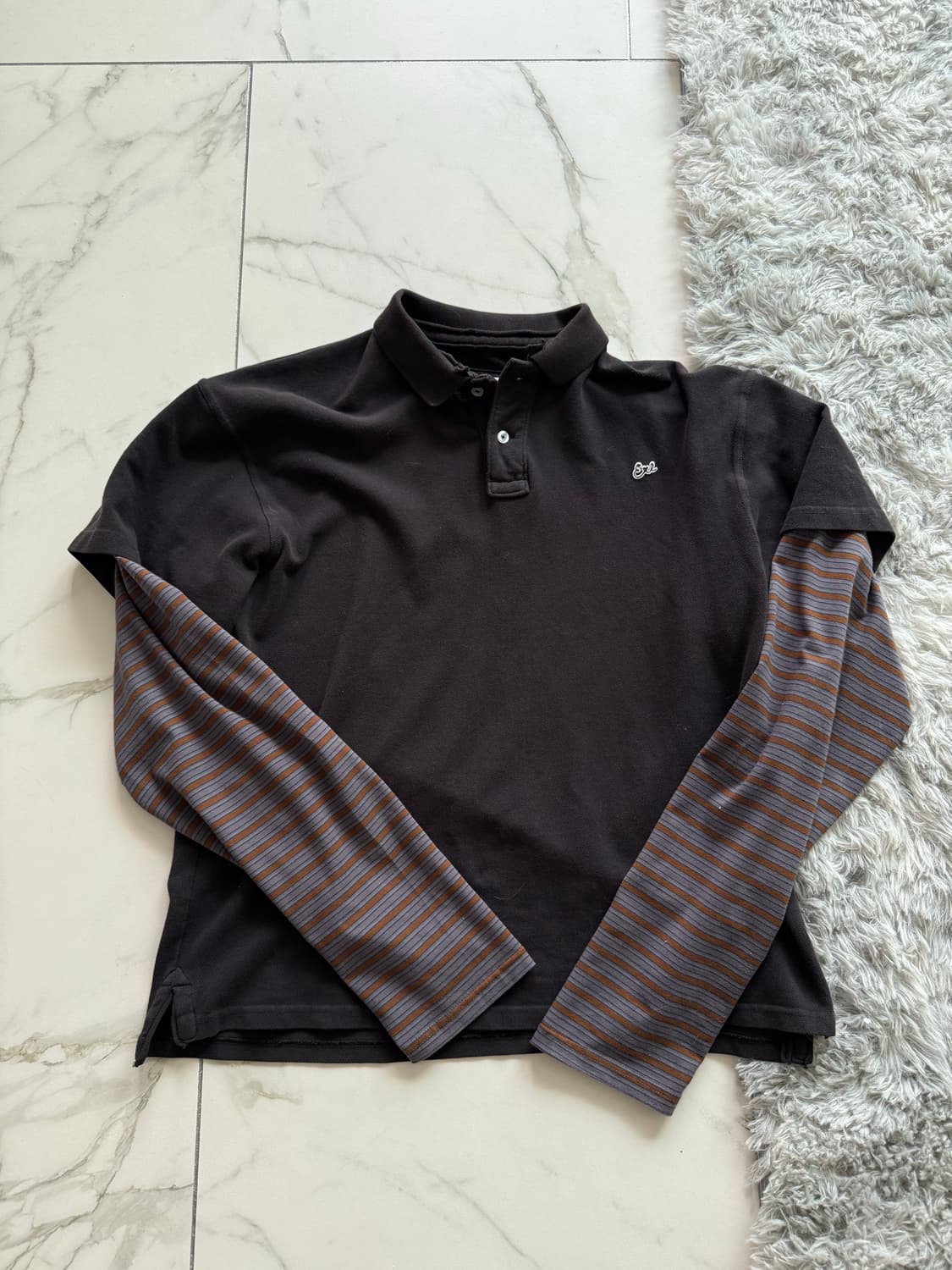 ERL 더블 슬리브 폴로 티셔츠 L 상품이미지2