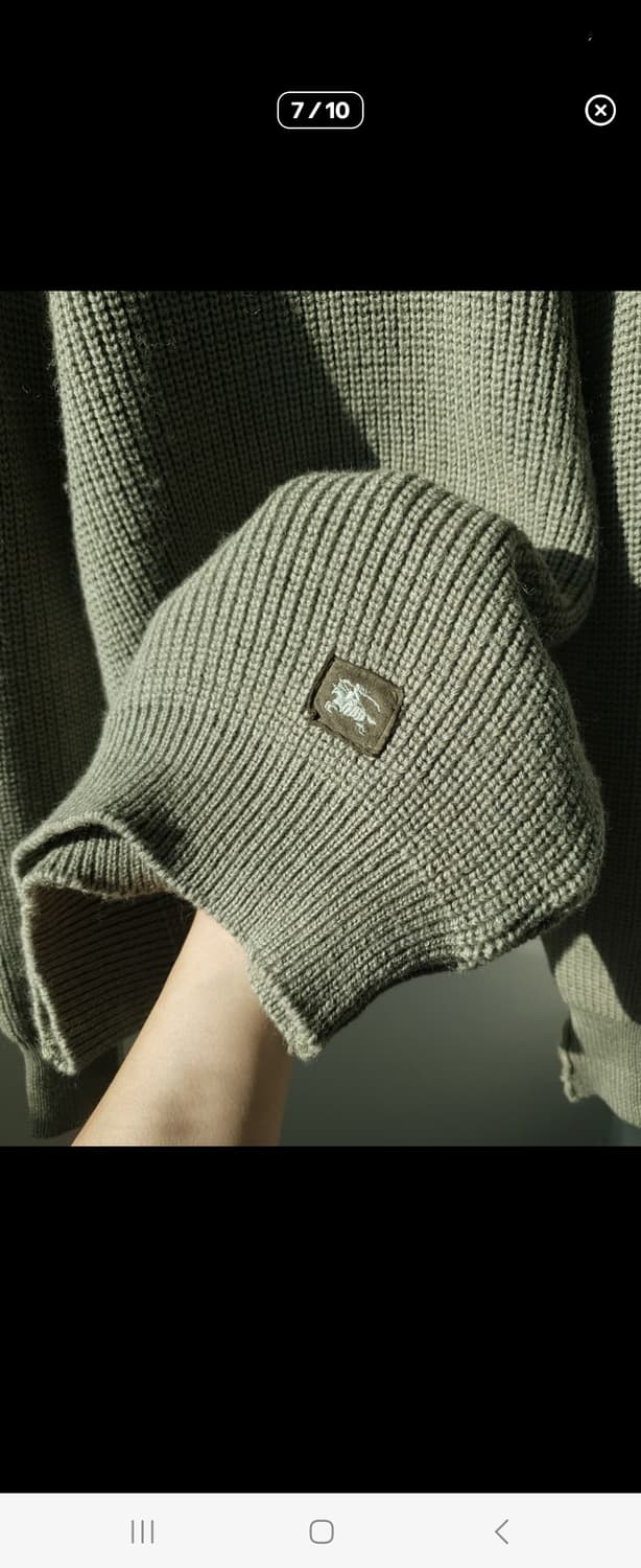 90s Burberry's military sweater 상품이미지8