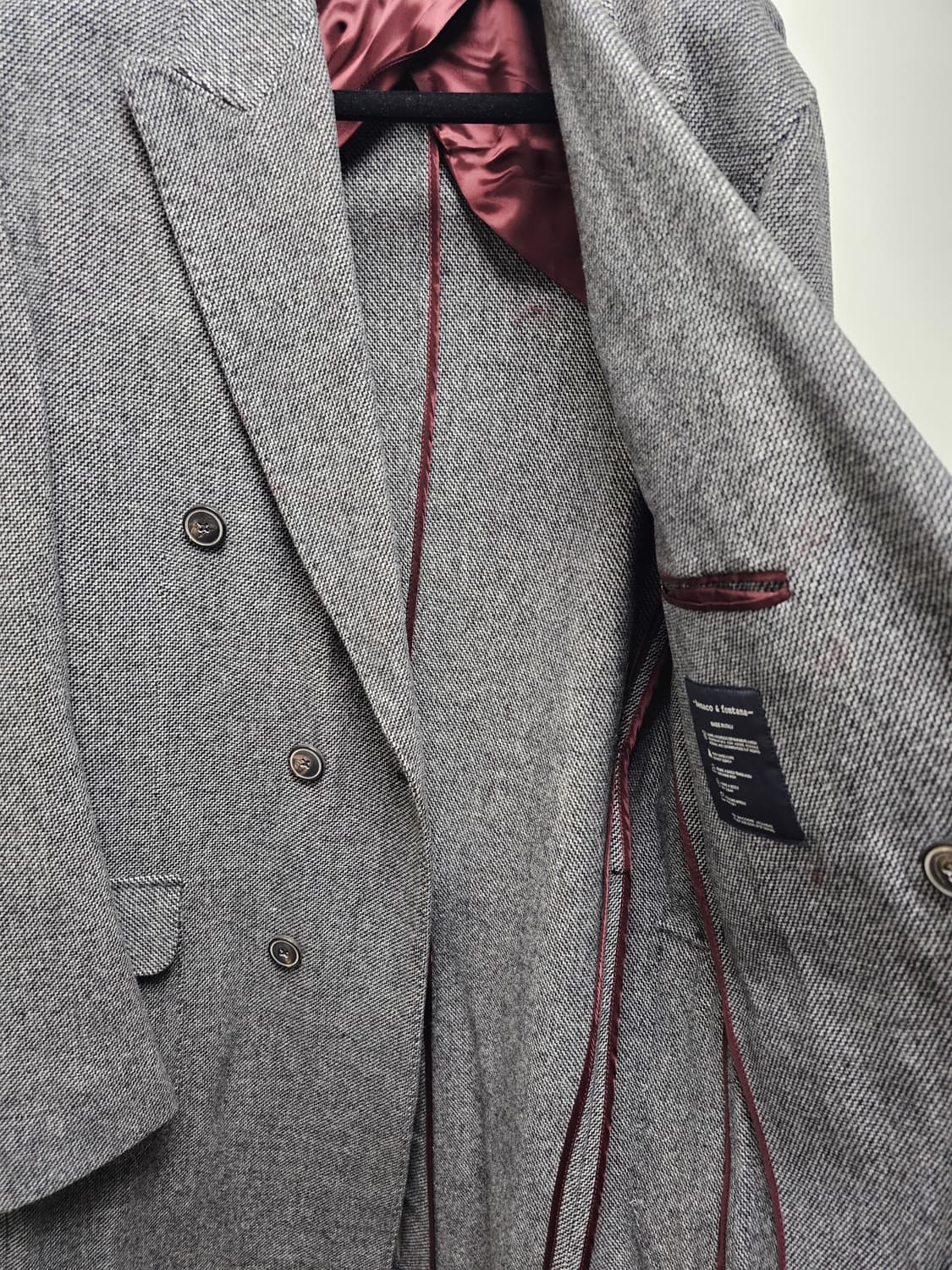 새상품 이탈리아 베나코앤폰타나 울 코트 상품이미지5