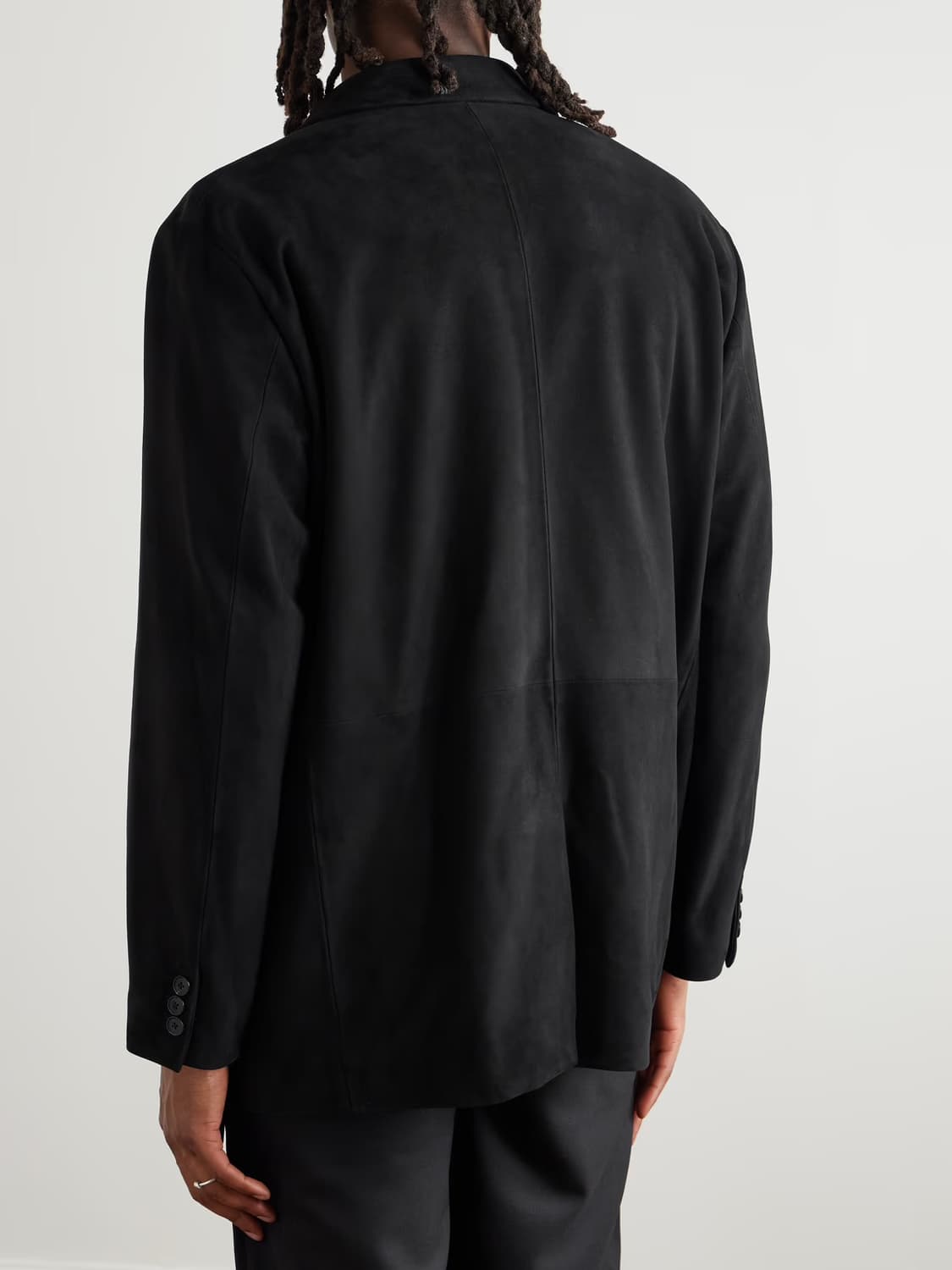 아프레쎄 스웨이드 레더 테일러드 자켓 상품이미지9