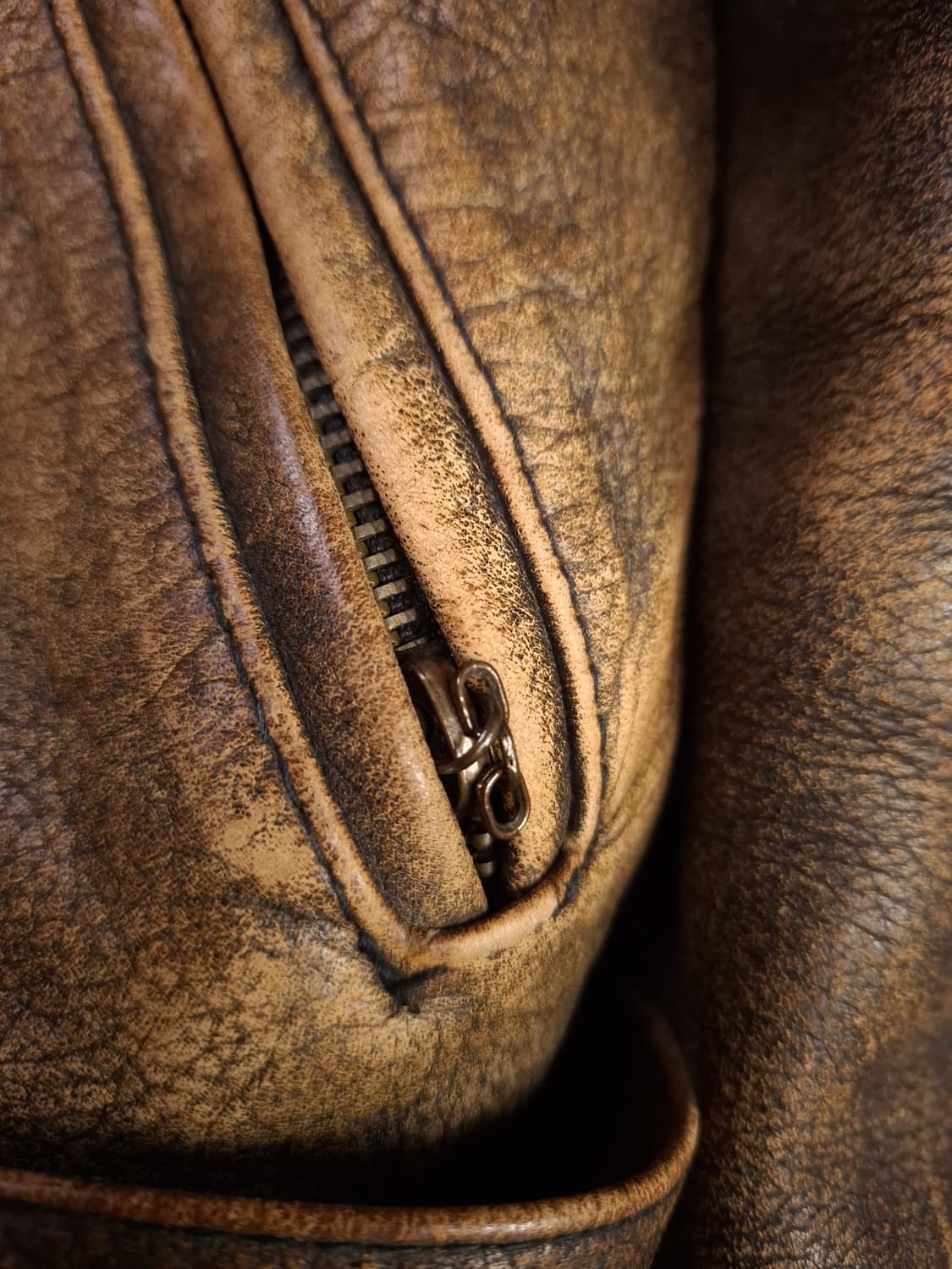 오리지날 빈티지 G.S.C 리얼레더 라이더자켓 상품이미지5