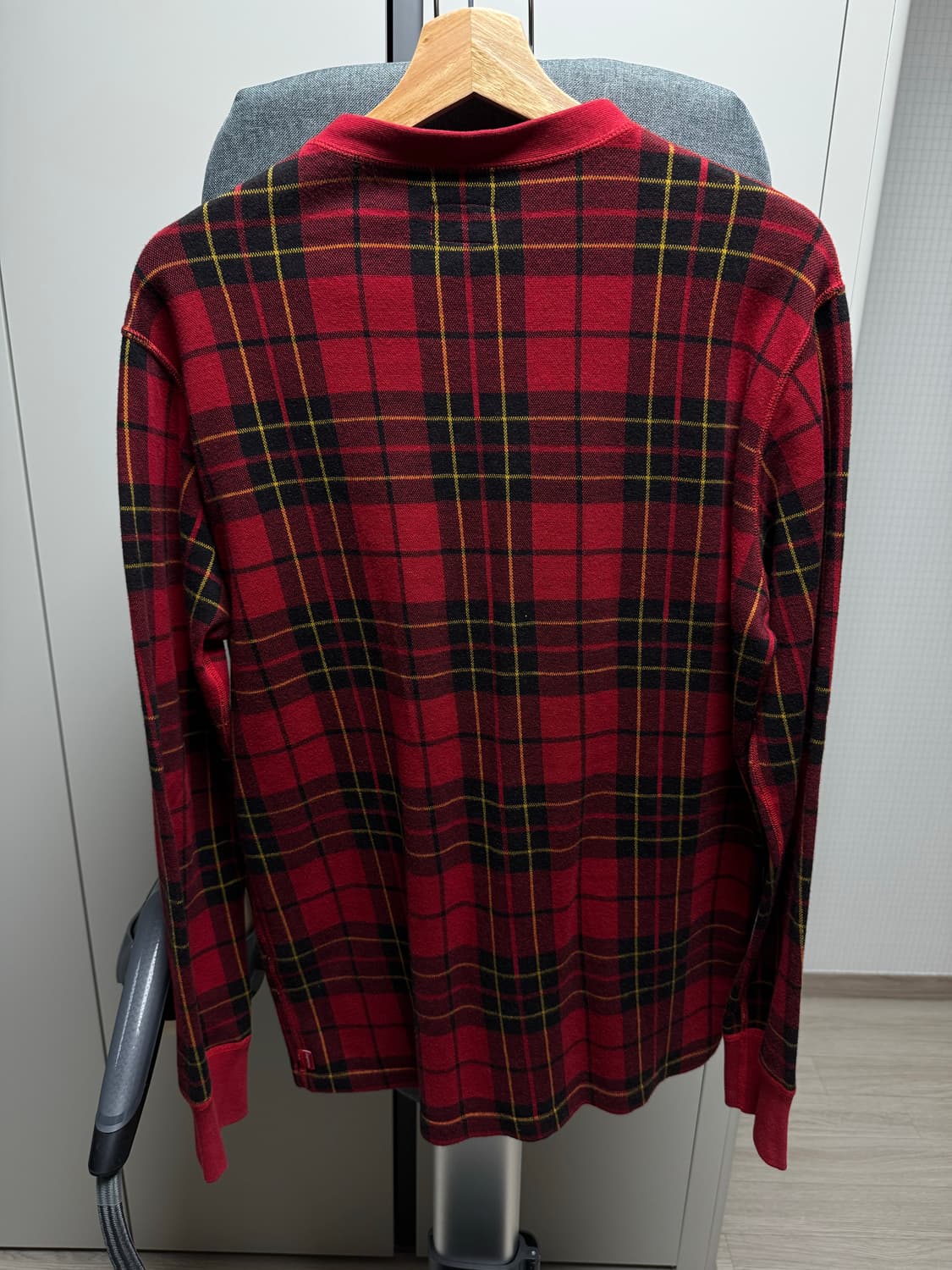 Supreme Checkerd Henryneck Longsleeve 상품이미지5
