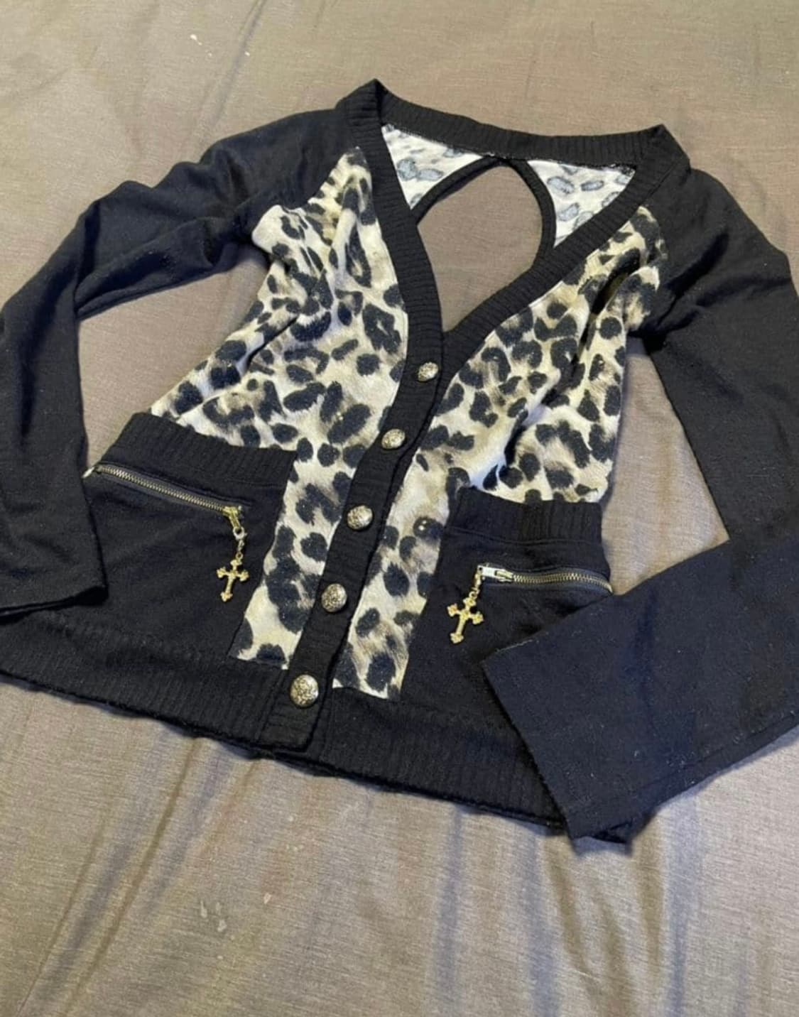 D.i.a 오네갸루 레오파드 가디건 갸루 상품이미지1