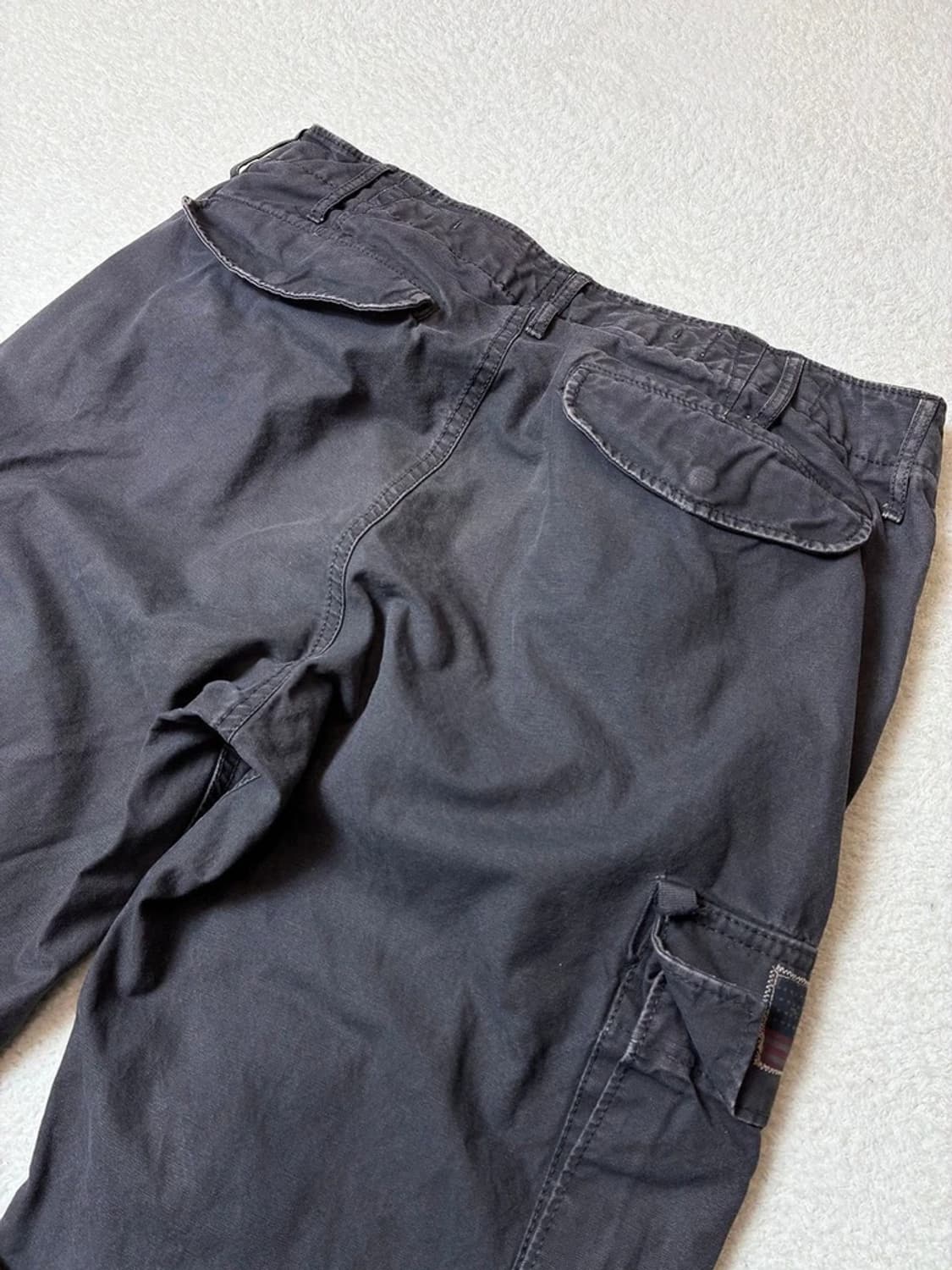 데님앤서플라이 00's 피그먼트 워시드 카고 팬츠 PN6326    상품이미지7