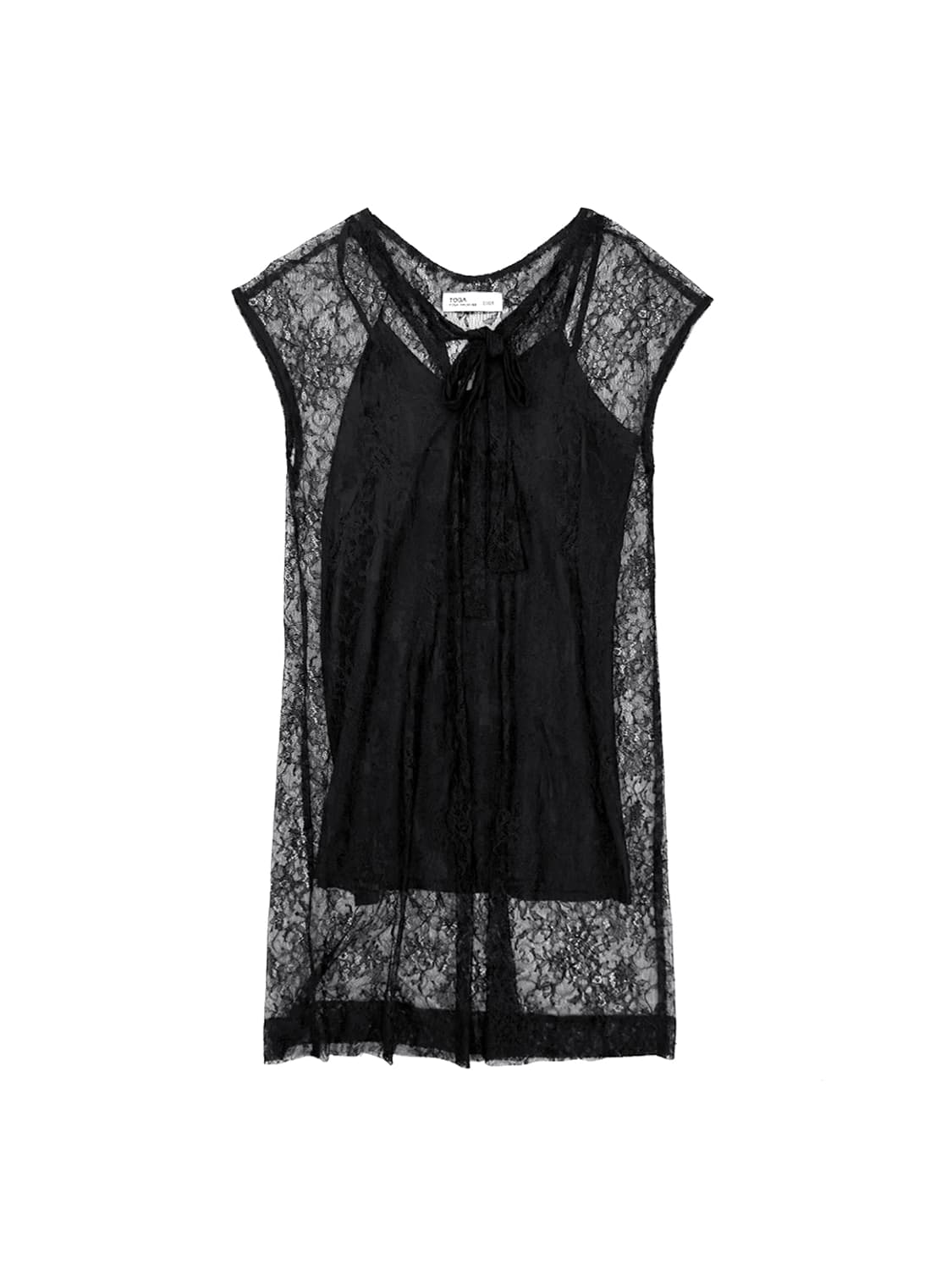 Toga Lace Sheer Layered Top/ Os 상품이미지1