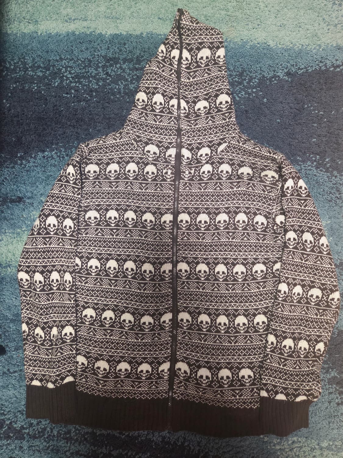 VACHE해골 샌즈 파피루스 가스터머리잠기는 스웨터 후디 니트 간지 멋  상품이미지1