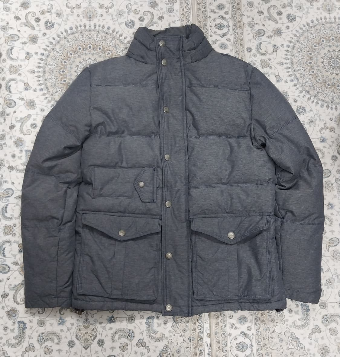 리바이스 그레이 패딩 M (후드분실) 상품이미지1