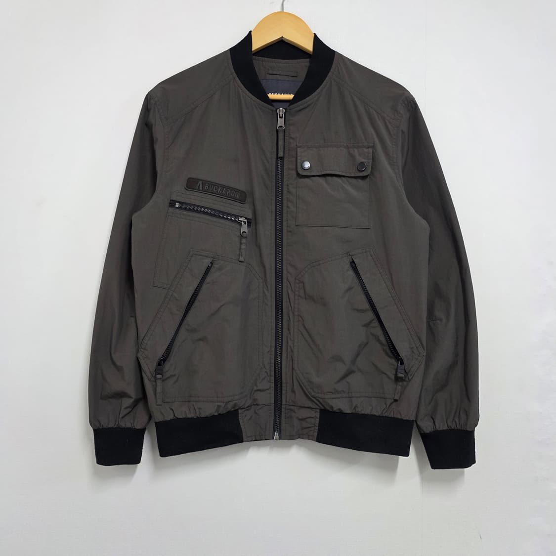 M) Buckaroo 버커루 멀티포켓 봄버자켓 카키 95-100 상품이미지2