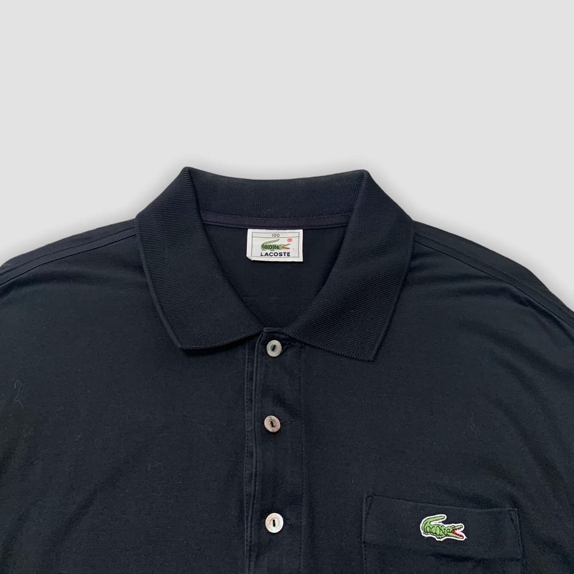 라코스테 블랙 pk 긴팔 티셔츠 롱슬리브 상품이미지2