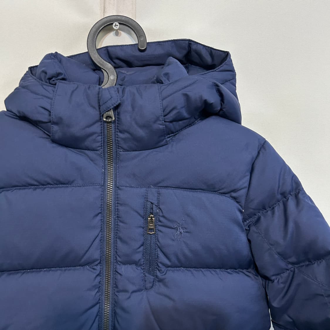 폴로 키즈 패딩 오리털 푸퍼 네이비 120 상품이미지2