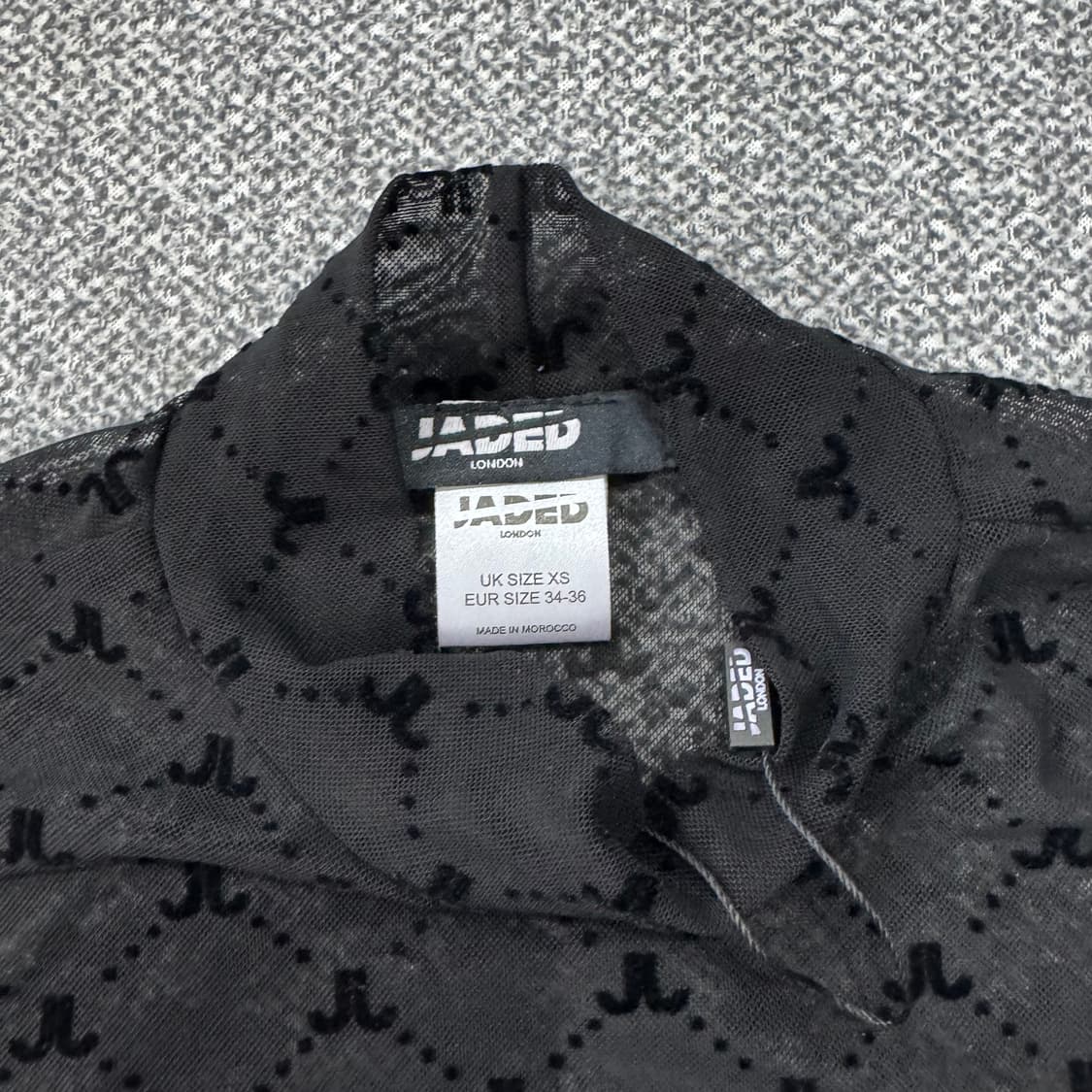 제이디드 런던 메쉬 크롭탑 상품이미지4