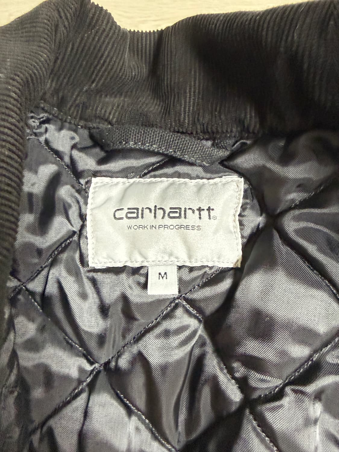 칼하트 WIP 오가닉 디어본 캔버스 OG 디트로이트 자켓 블랙 에이지드 상품이미지3