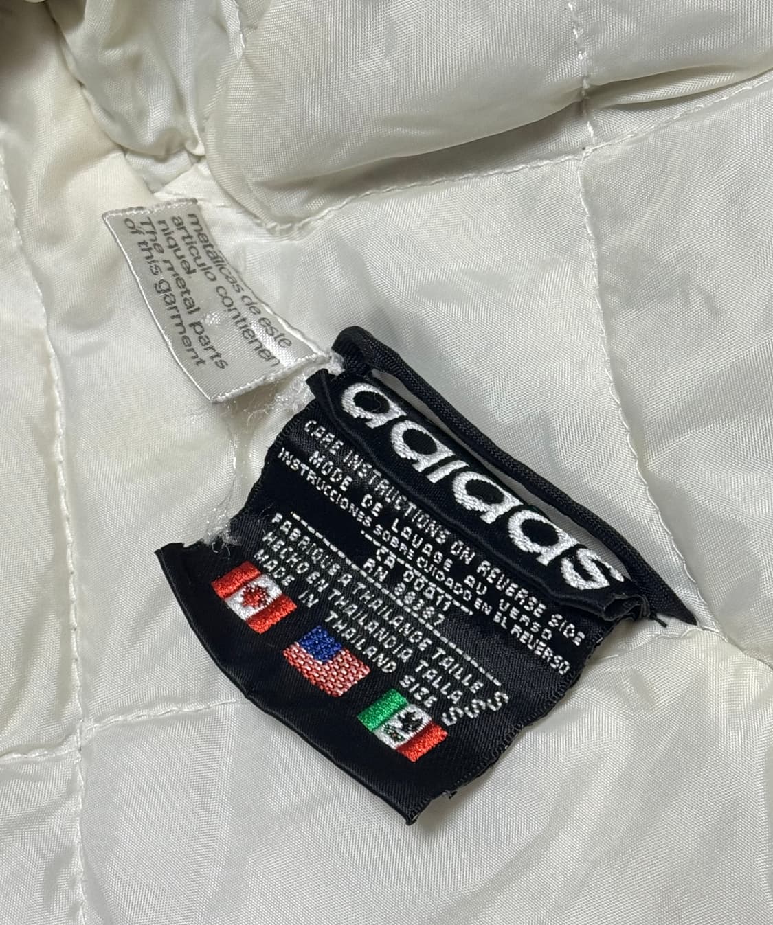 아디다스 올드스쿨 후드 퀼팅 점퍼  상품이미지5