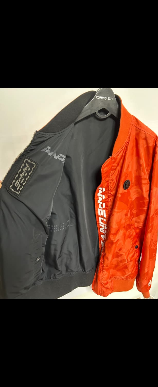 에이프 베이프 항공점퍼 블루종 정품 XL사이즈 상품이미지5