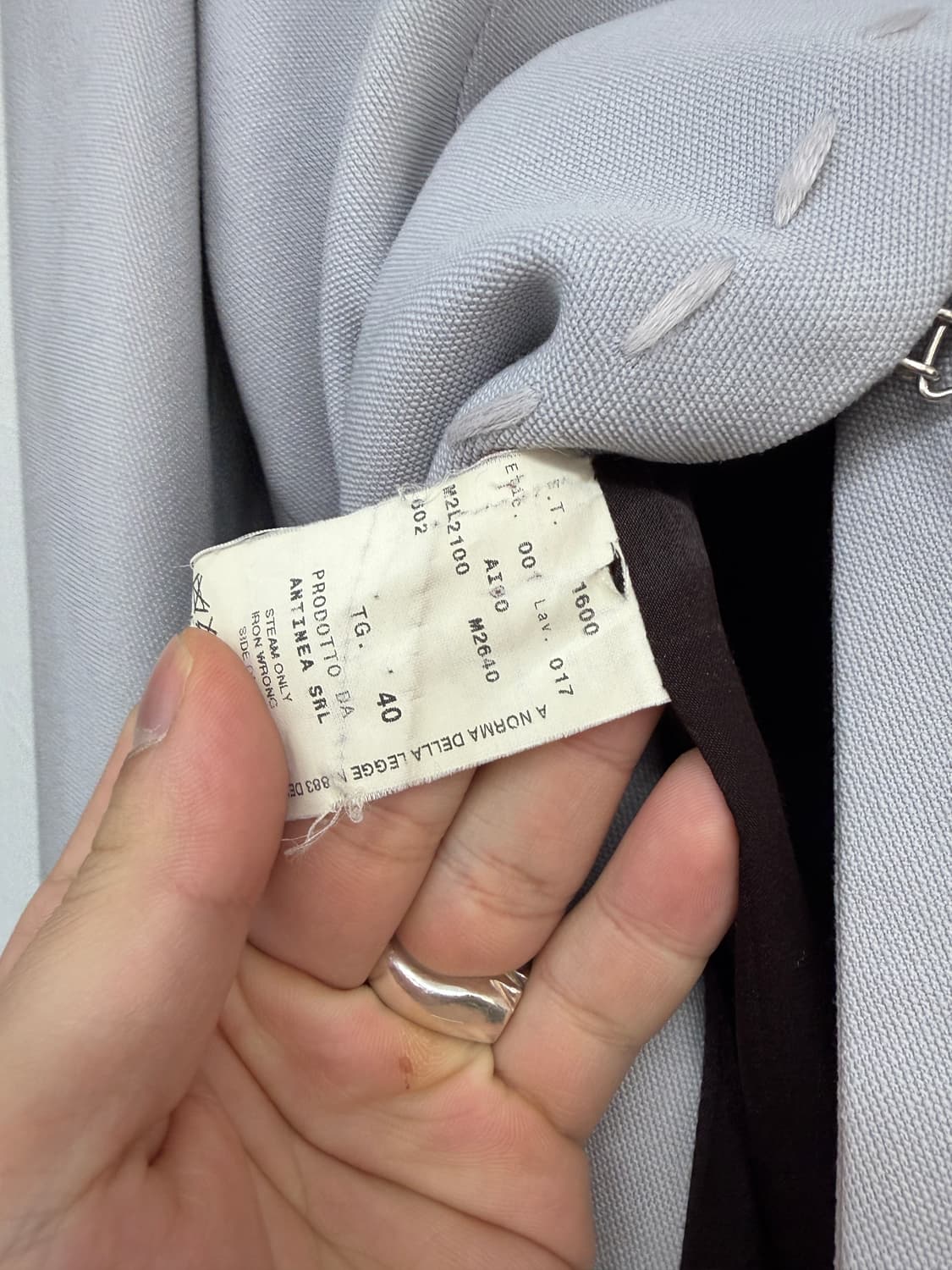 00s 엠포리오 아르마니 라운드 코트 상품이미지7